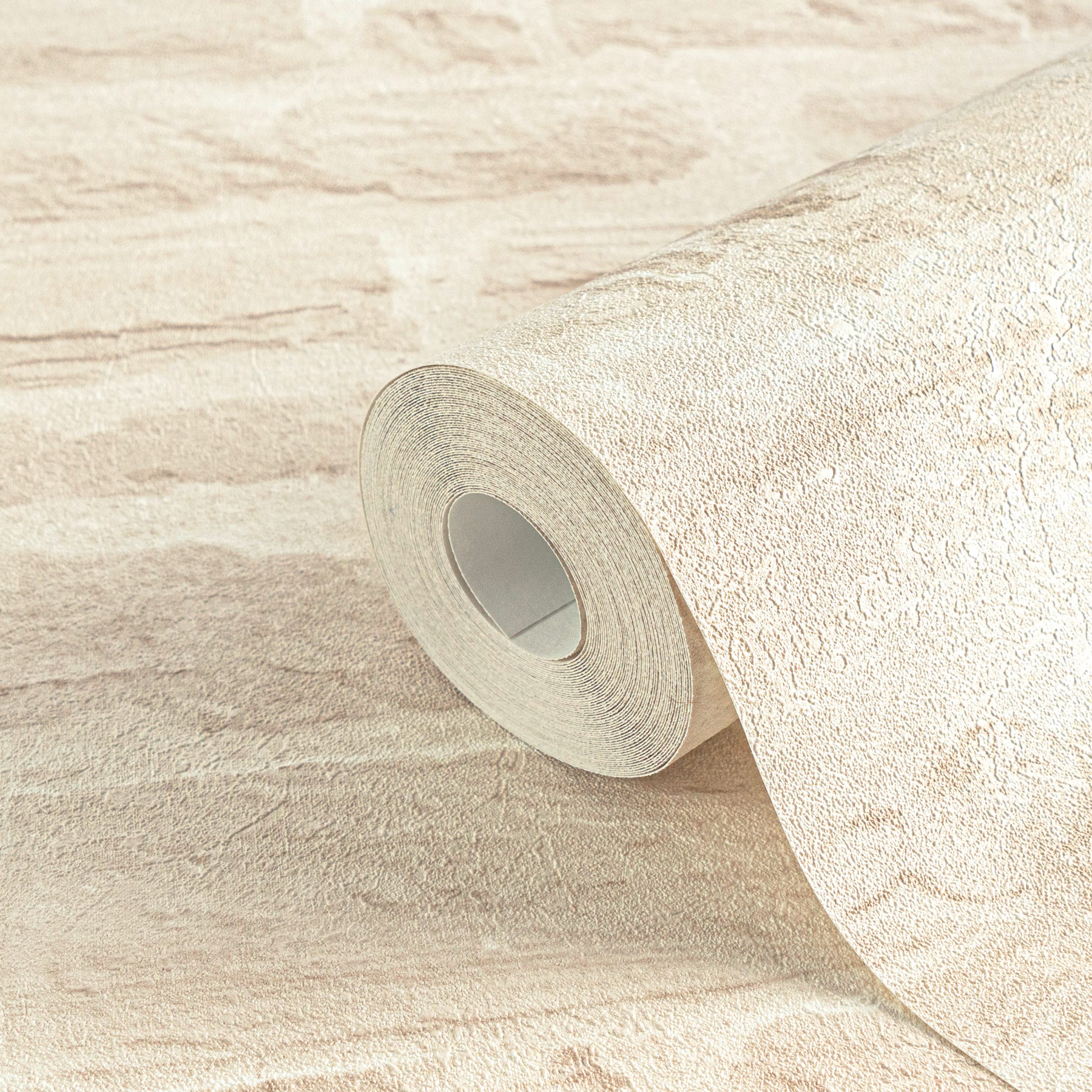 AS Vliestapete Elements 2 Steintapete Beige Mauer 355803