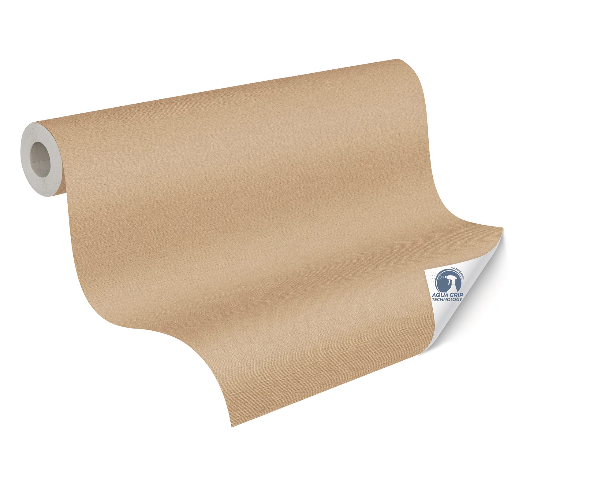 AS Vliestapete Cosiness Designdrop 2 Uni Beige 785754