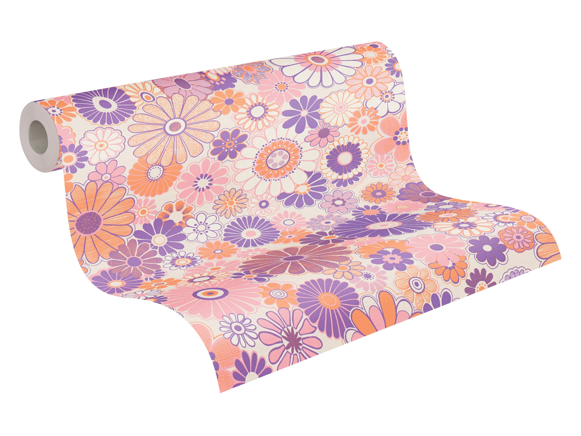 AS Creation Vliestapete Retro Chic Lila 395351