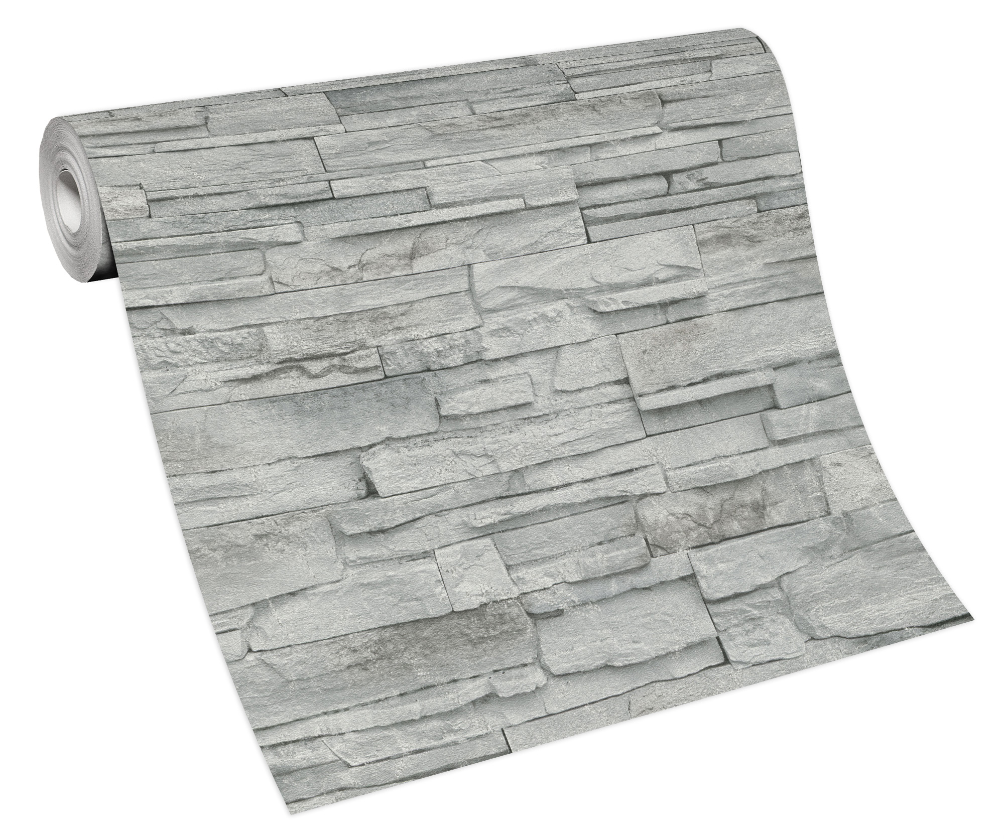 Erismann Vliestapete Steinoptik grau 1039531