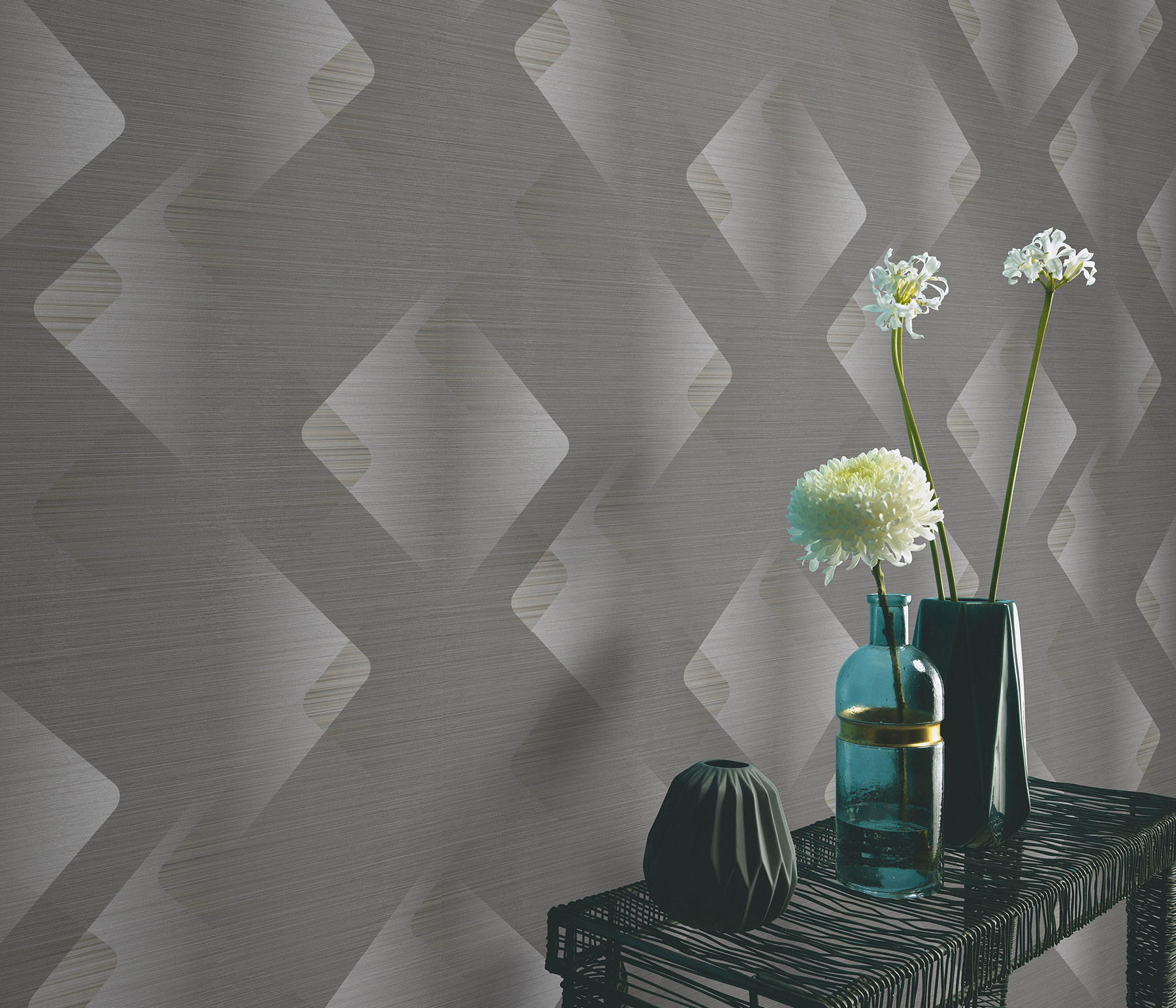 Erismann Vliestapete Elysium anthrazit 1047947