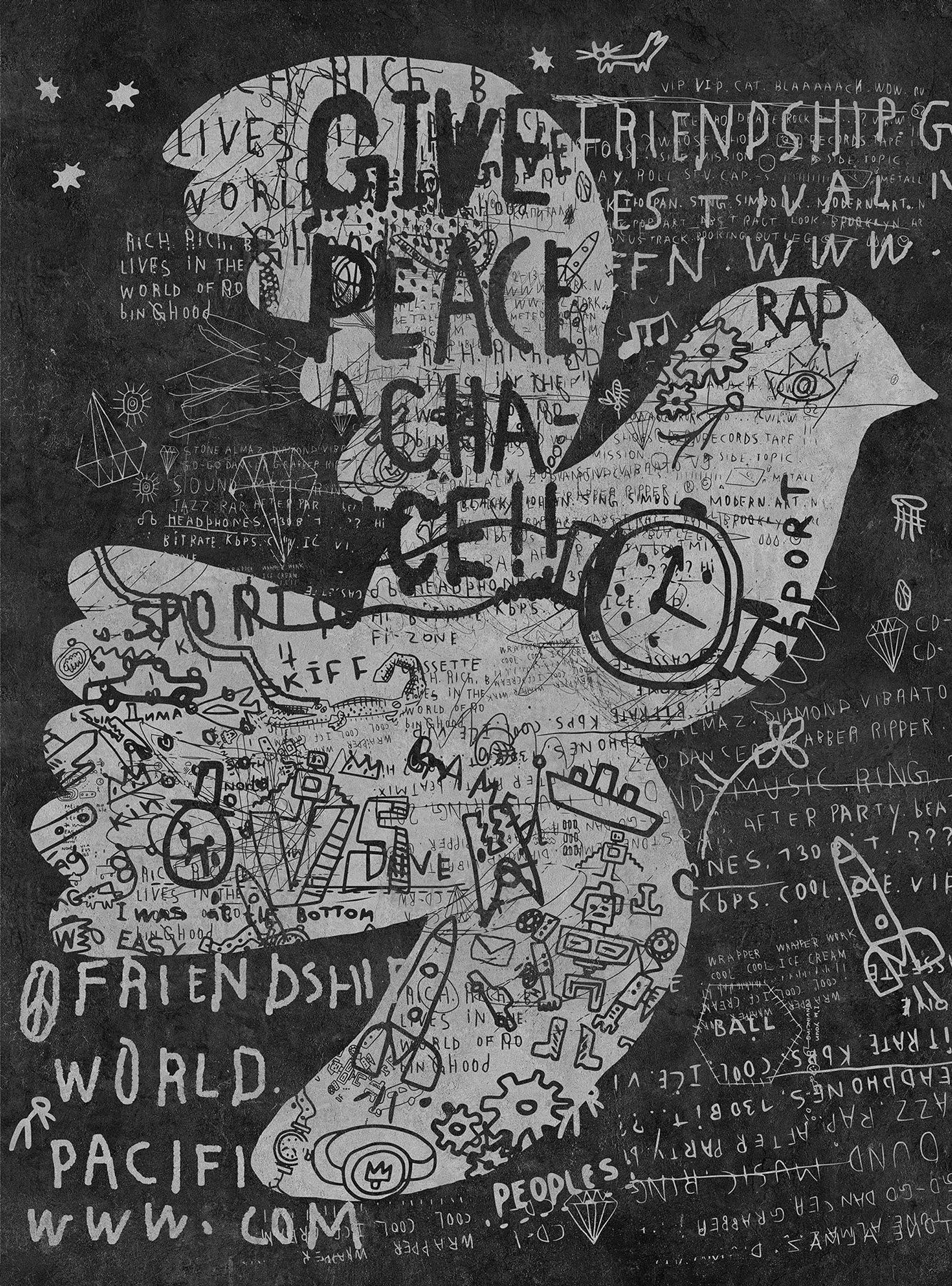 AS Fototapete Walls by Patel 3 Vögel DD122536