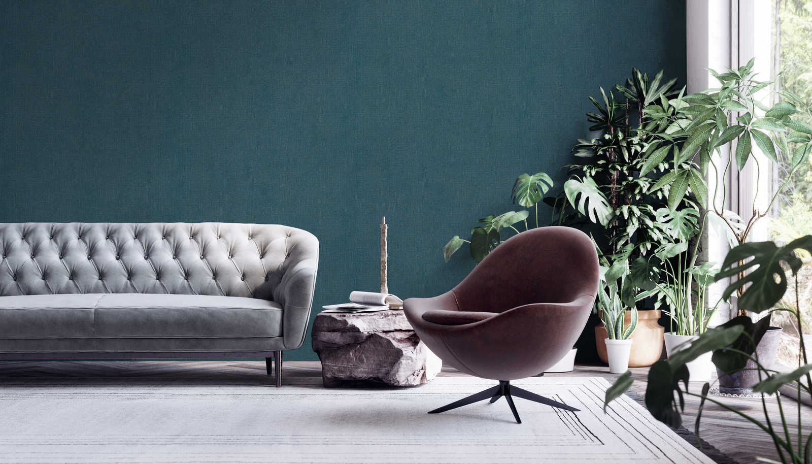 Livingwalls Vliestapete My Home My Spa Uni 386944