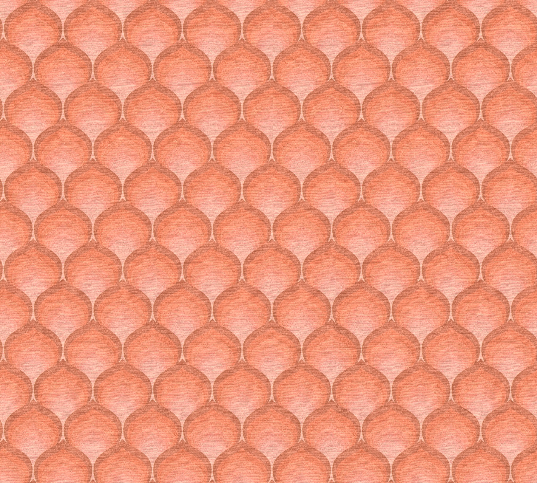 AS Creation Vliestapete Retro Chic Orange 395385