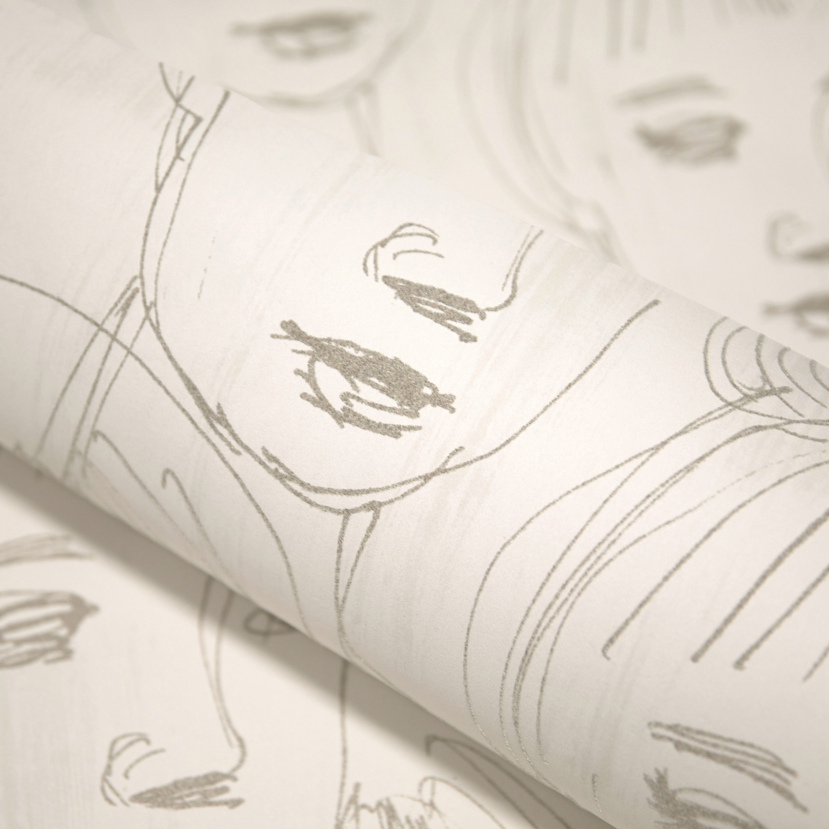 Hohenberger Vliestapete Perlen Artist Lily Beige 81374