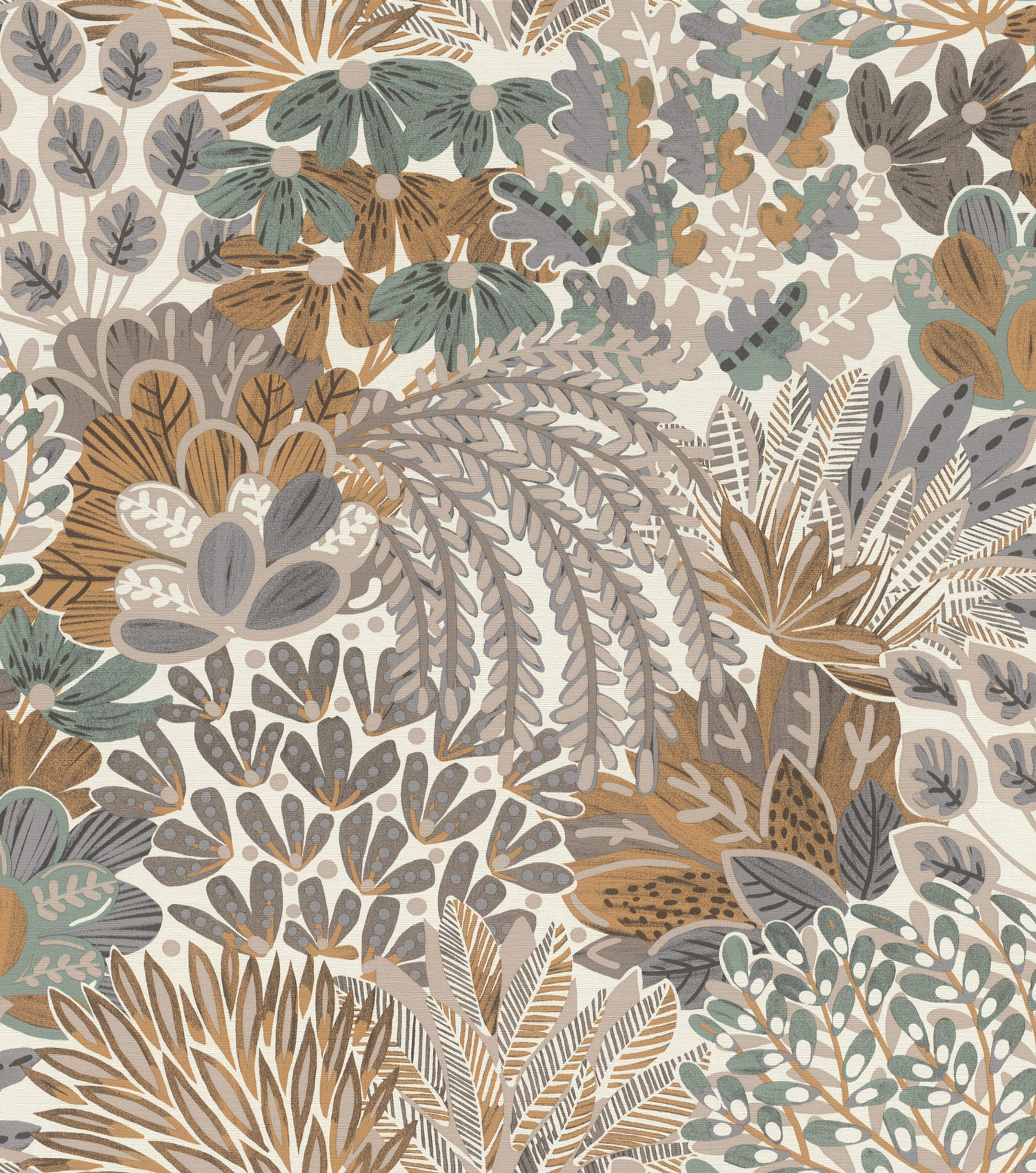 Rasch Vliestapete Allegretto Grau-Mittelgrau 580402