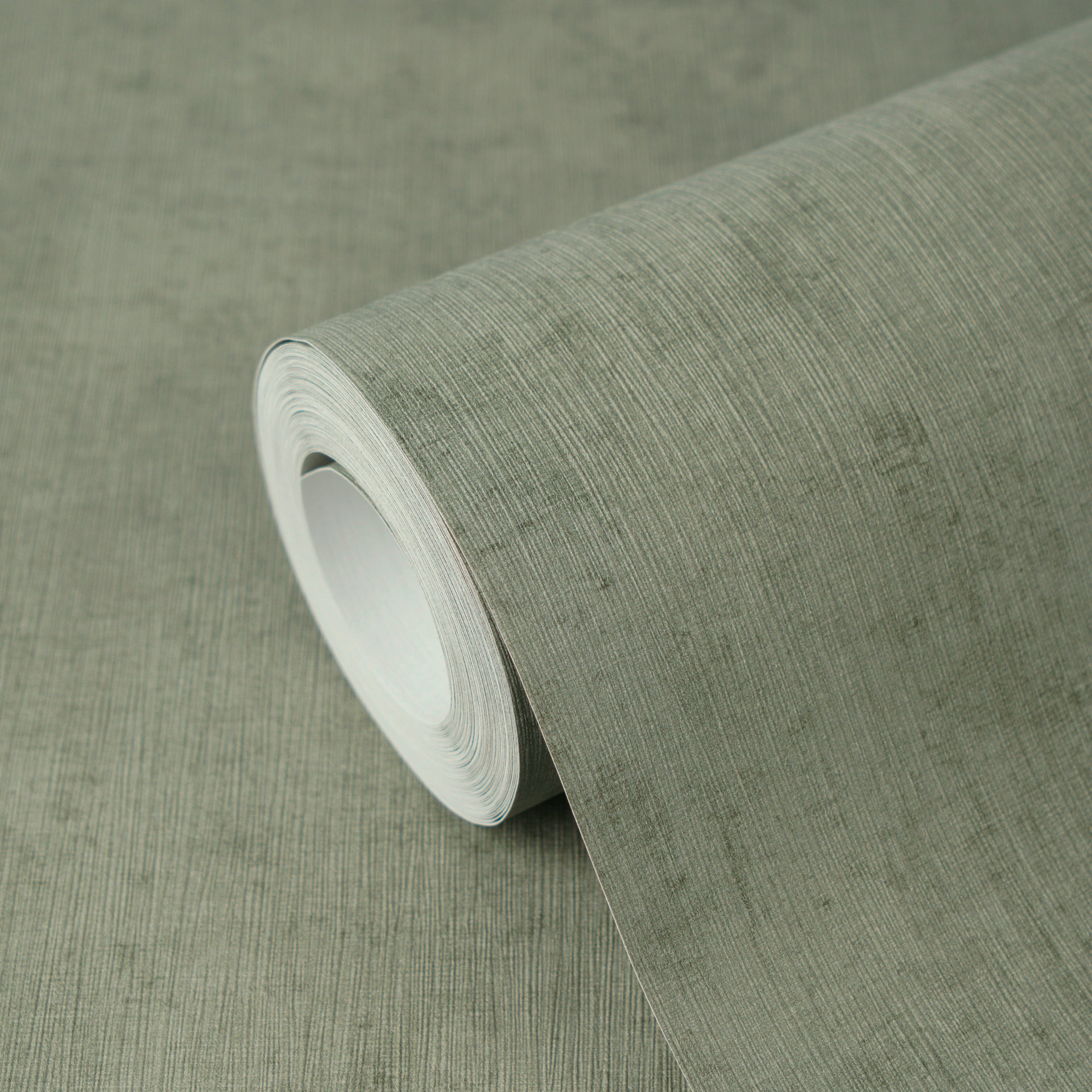 AS Vliestapete Nordic Feeling Unitapete Grün 791522