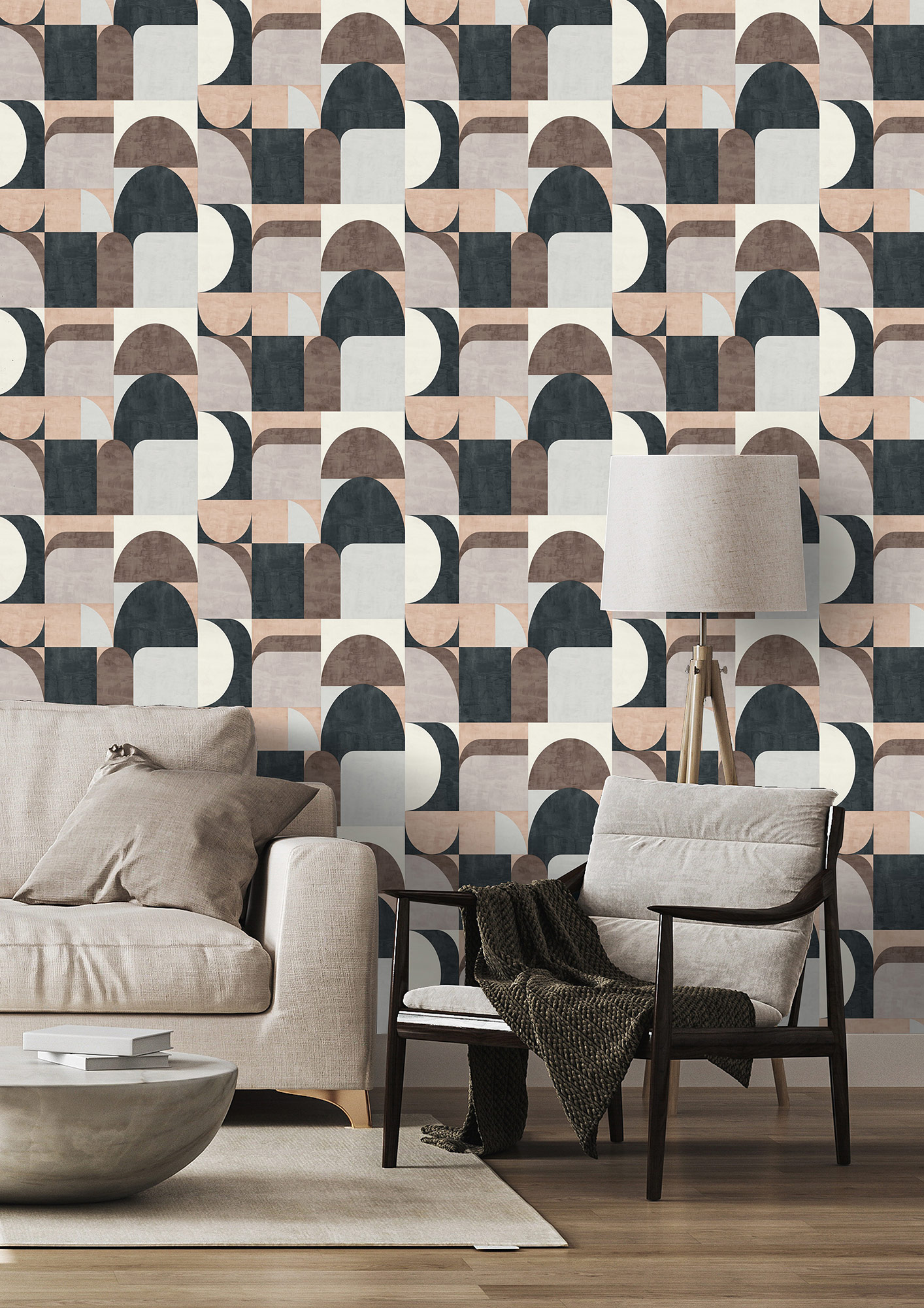 Rasch Vliestapete Symphony Braun-Dunkelbraun 866551