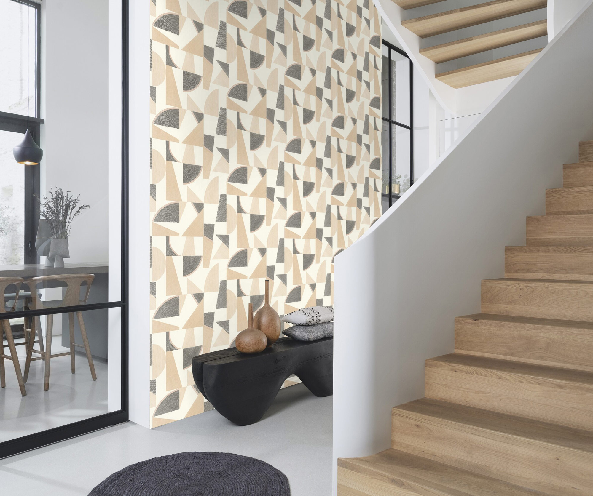 Rasch Vliestapete Beltesto Creme Grafisch 793611