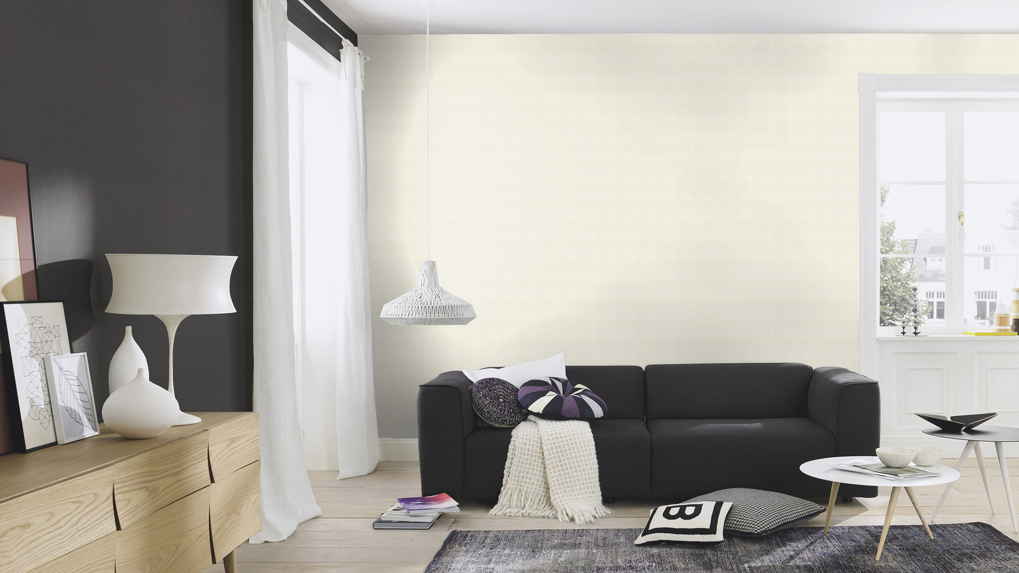 Rasch Vliestapete Allegretto Weiß-Cremeweiß 690705