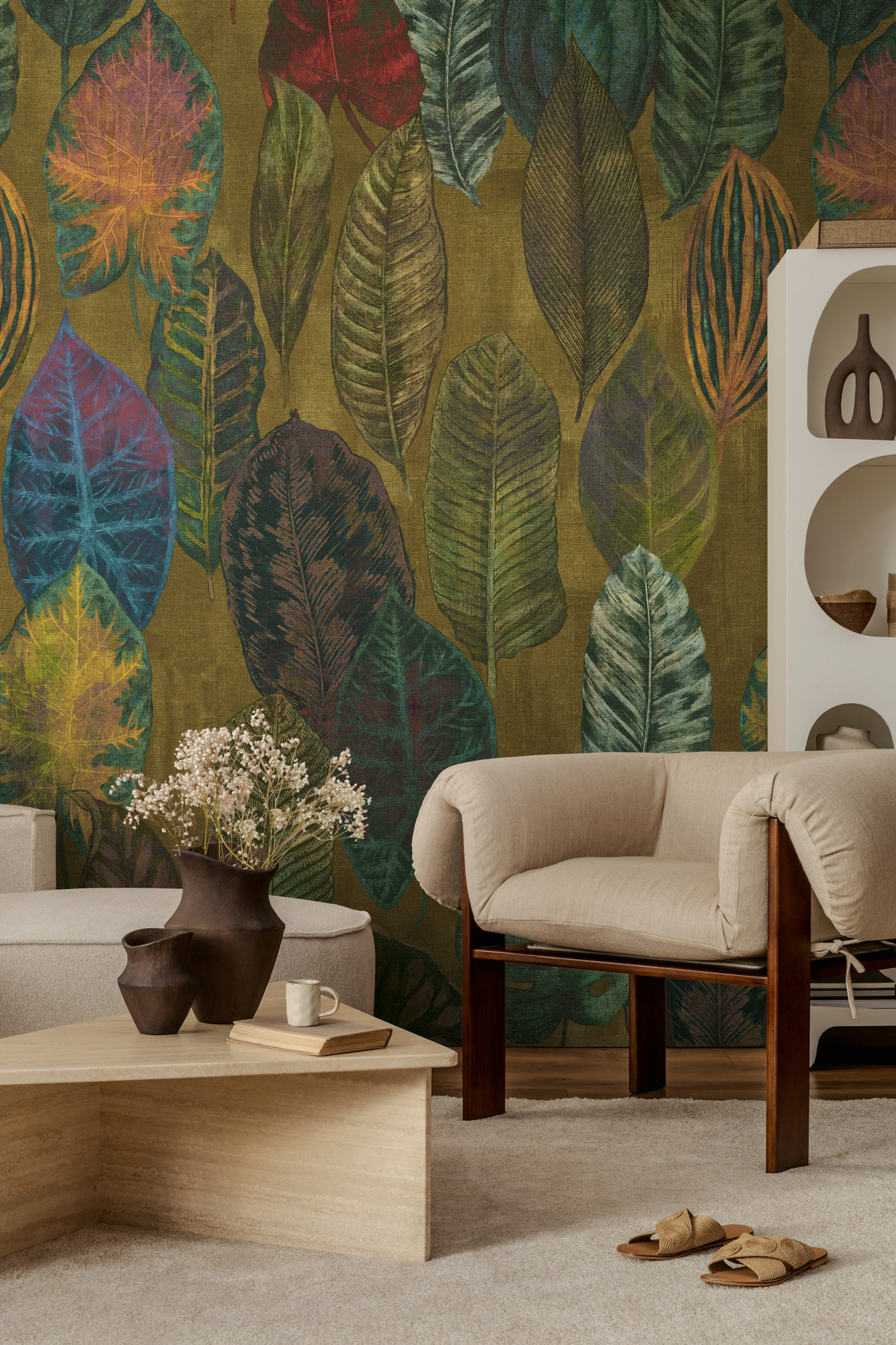 AS Fototapete The Wall 4 Botanik Gelb 792463