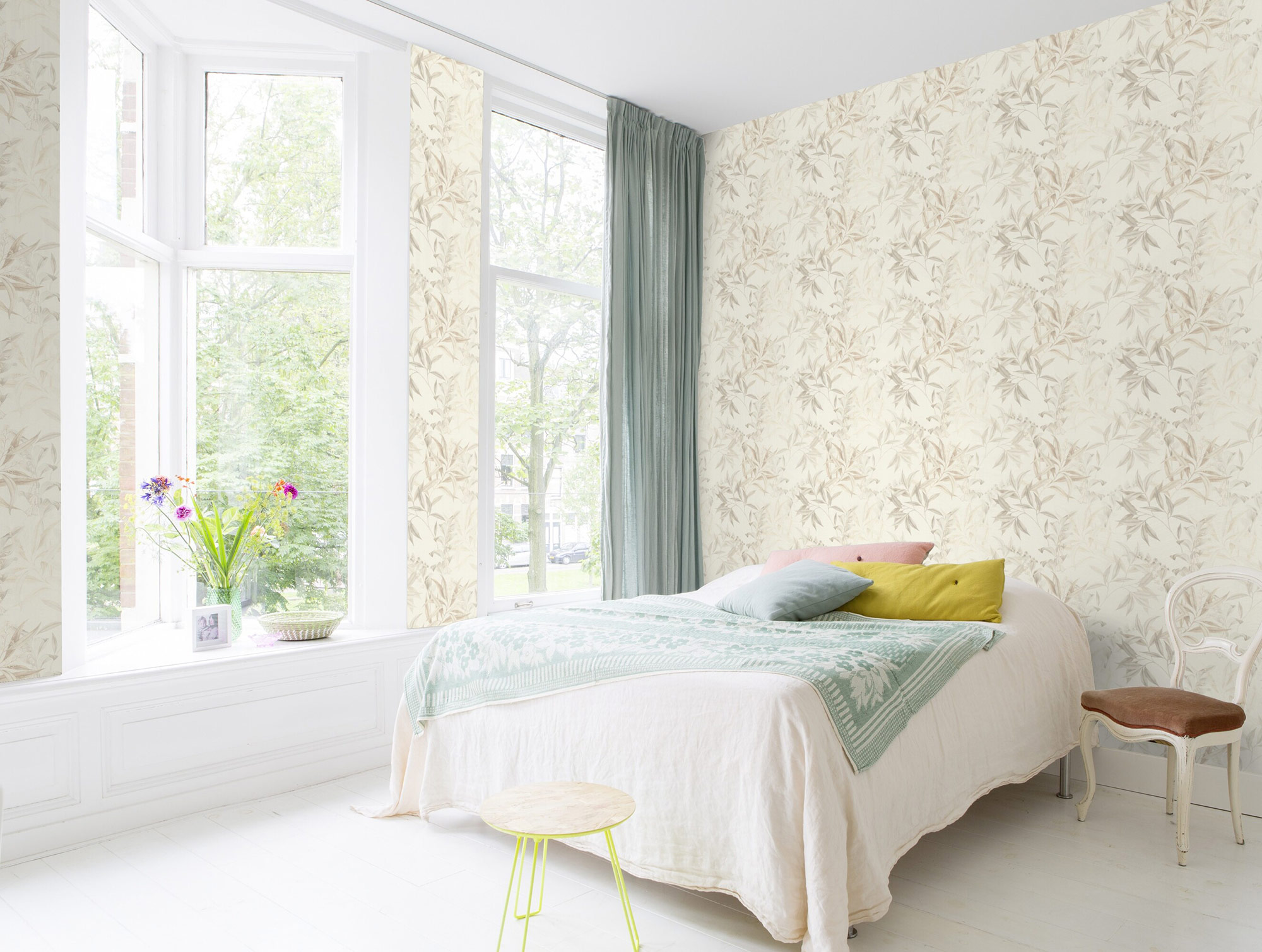Rasch Vliestapete Liverna Grau-taupe 417333