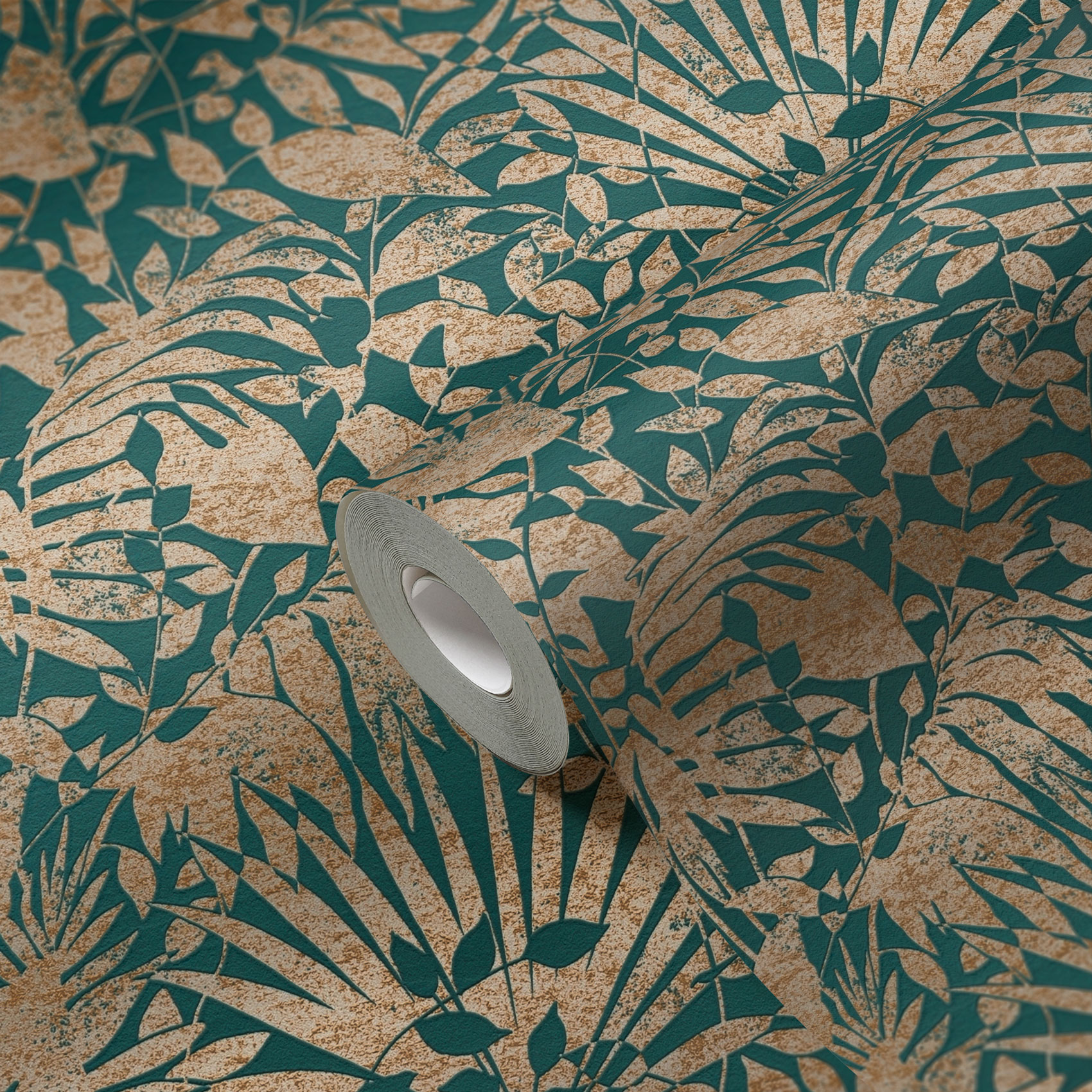 AS Vliestapete The BOS grün Blumentapete 388311