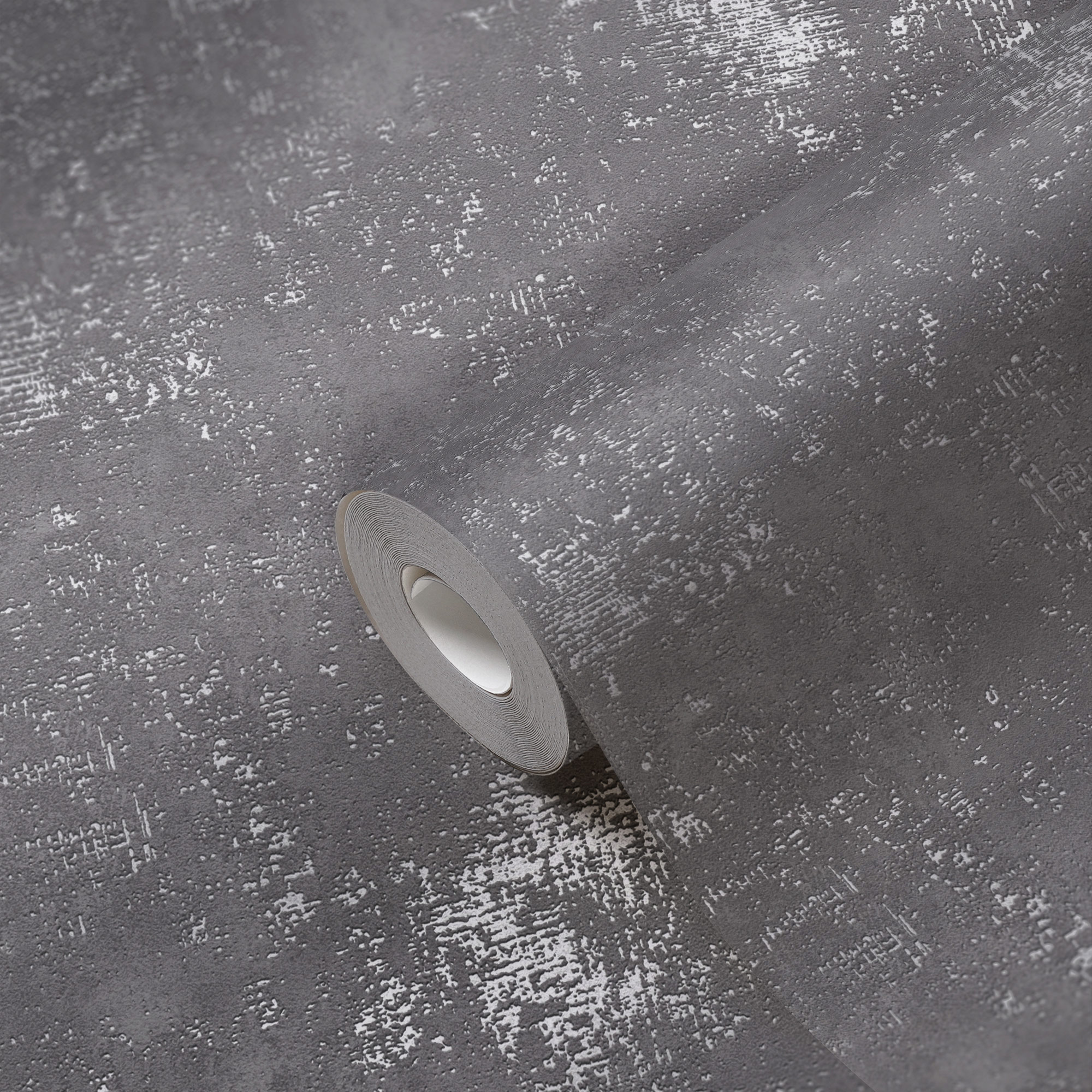 AS Vliestapete The BOS grau Strukturtapete 388324