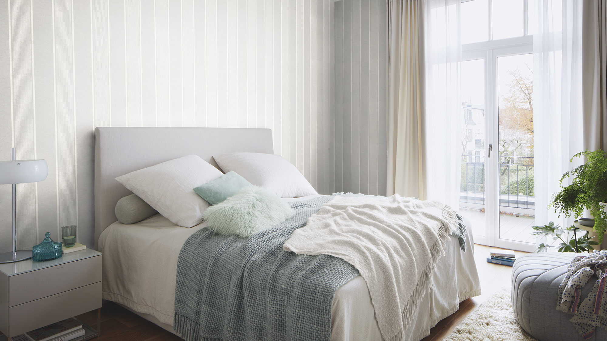 Rasch Vliestapete Country Charme Grau-Hellgrau 463972