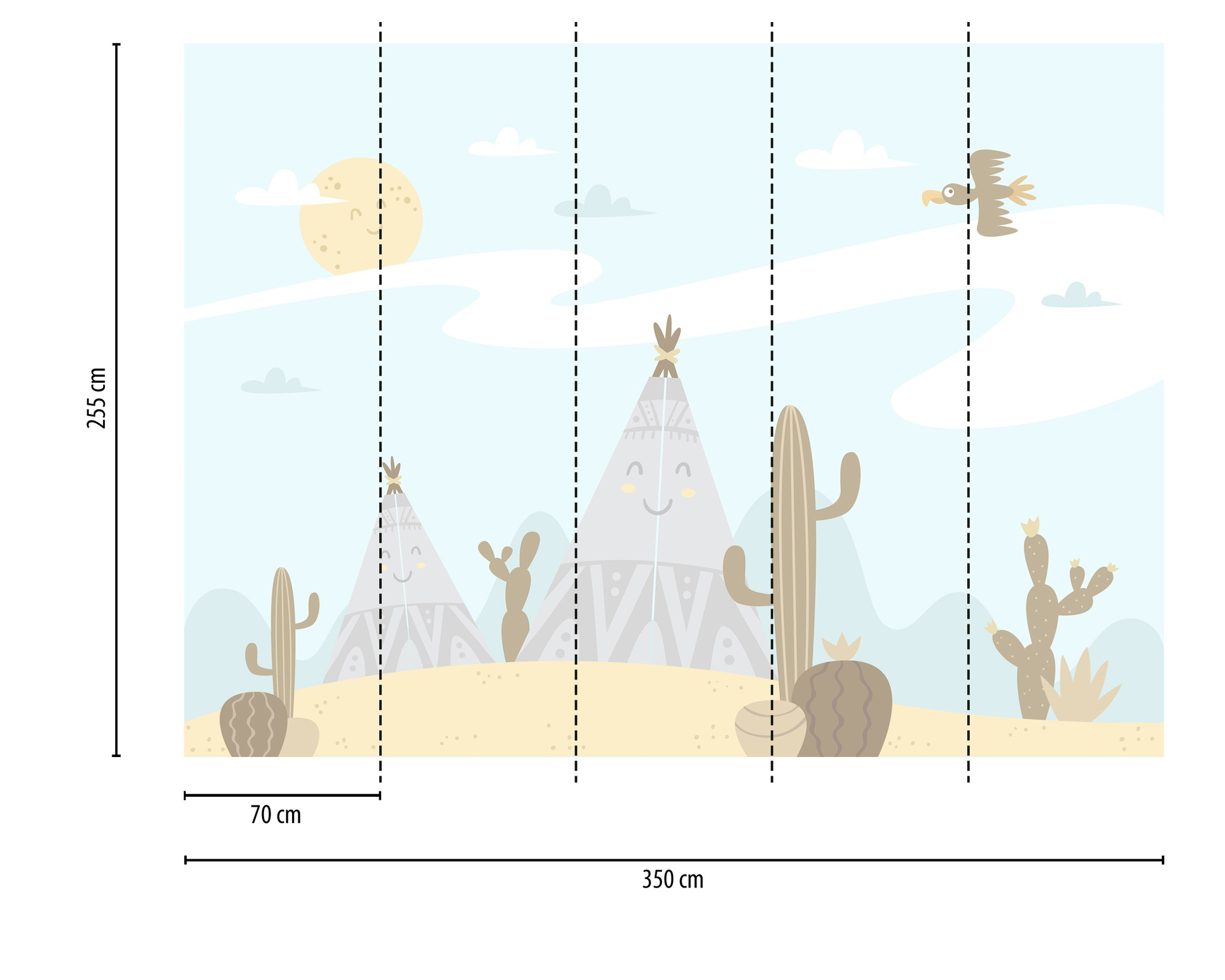 AS Fototapete Designwalls 2 Kinderzimmer Landschaft DD123608