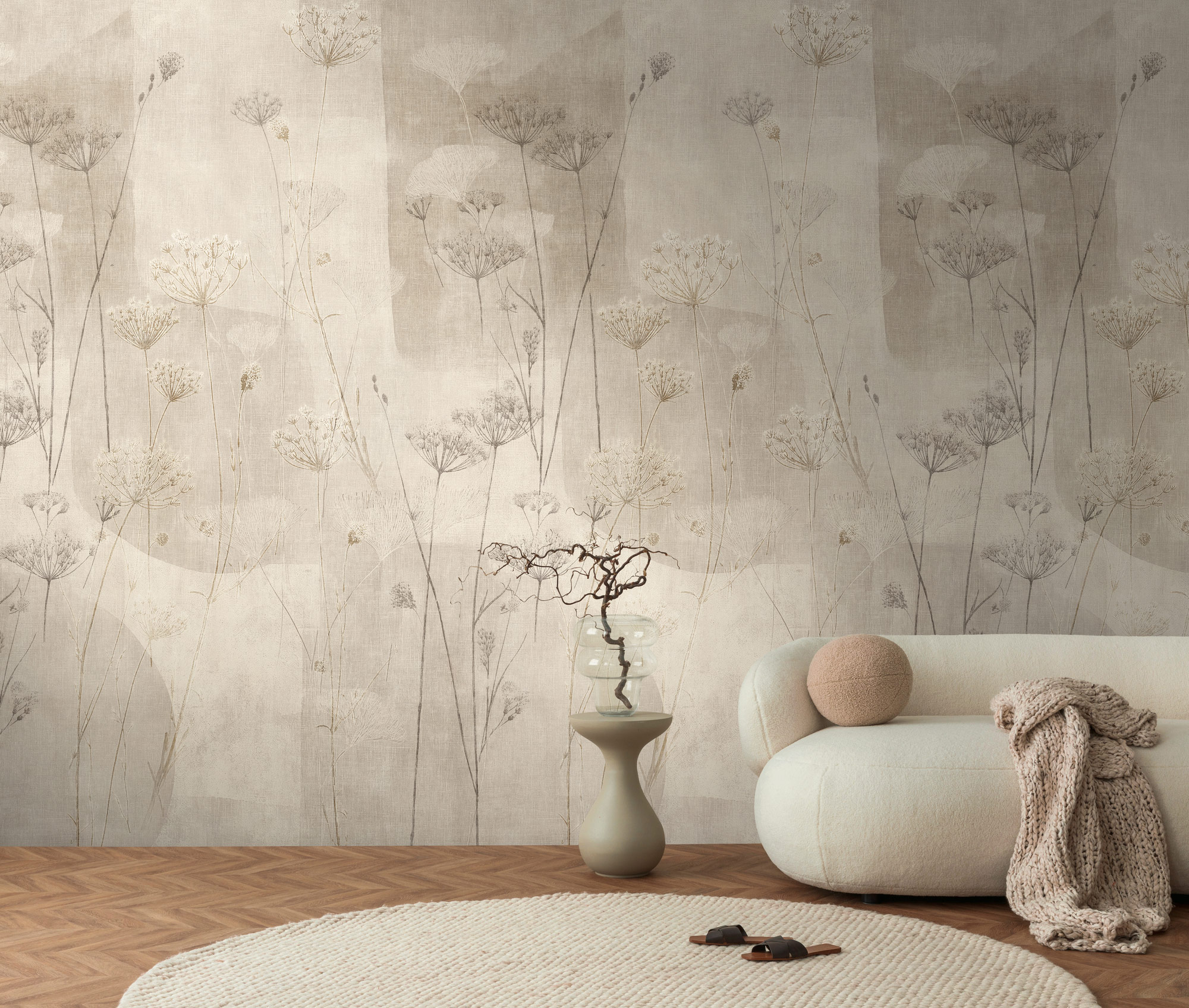 AS Fototapete The Wall 4 Grafik Beige 792264