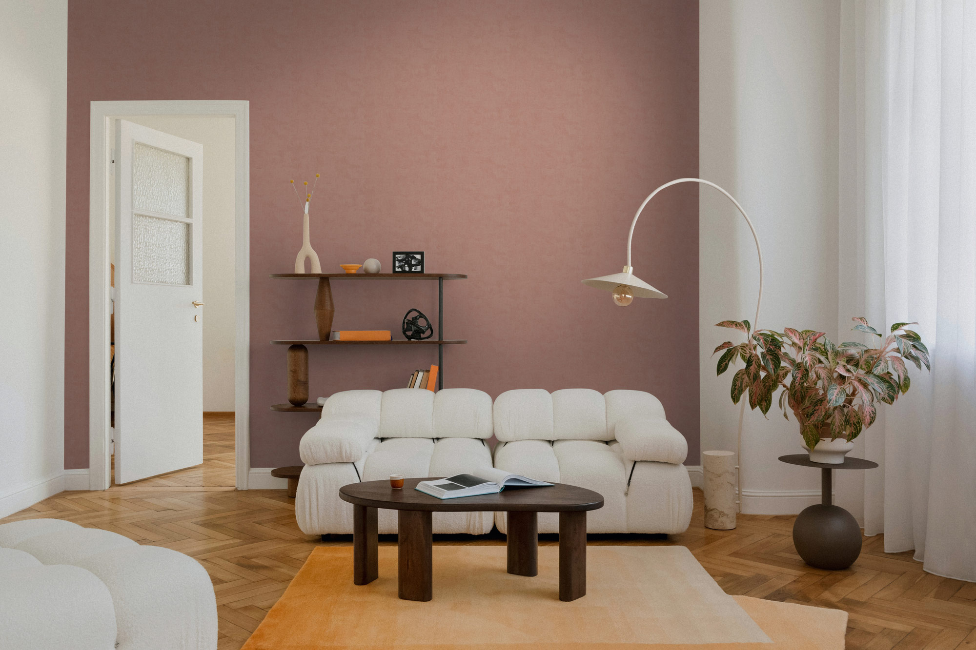 AS Vliestapete Nordic Feeling Unitapete Braun 791532