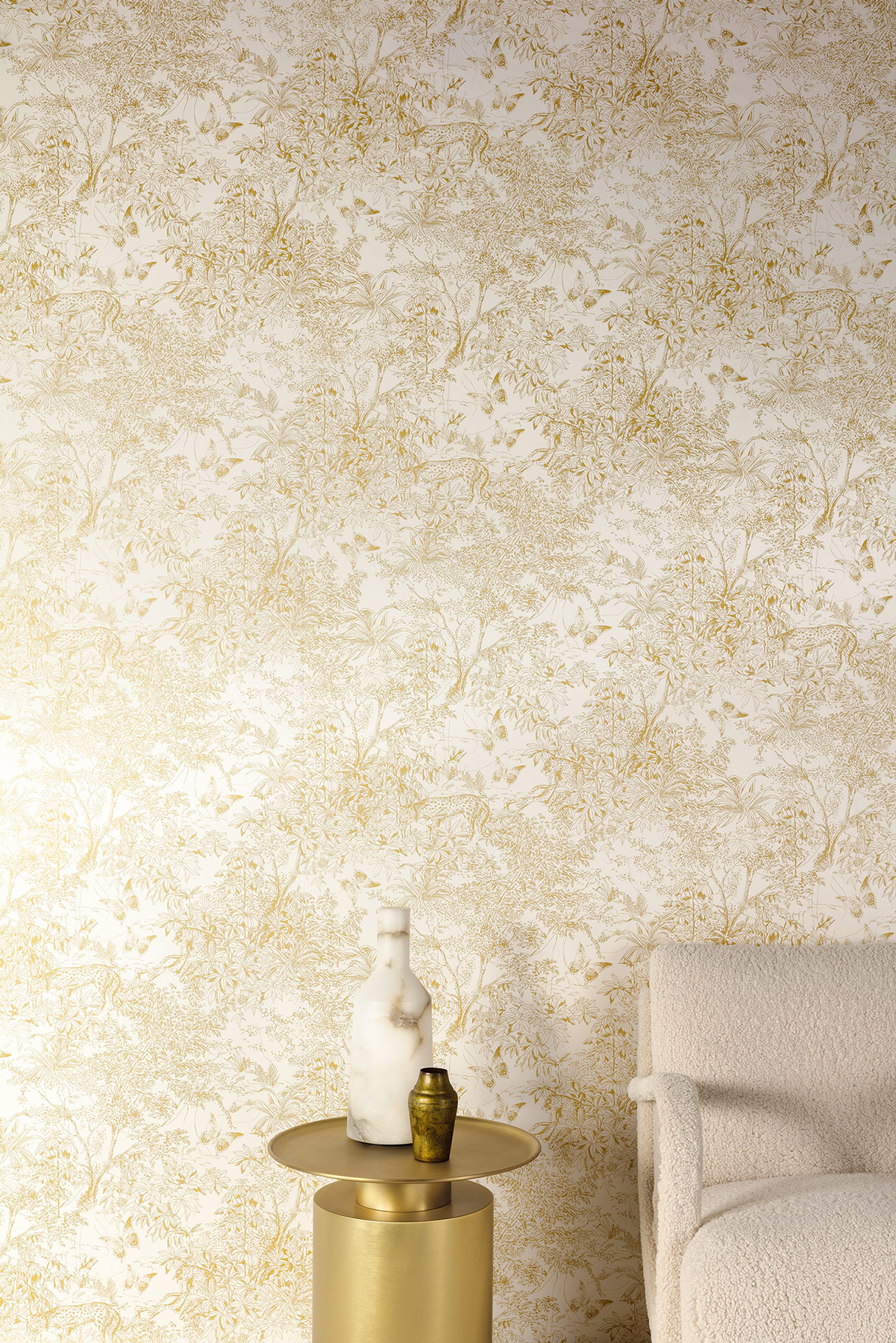 Masureel Vliestapete Amazone Scene Gold ZON203