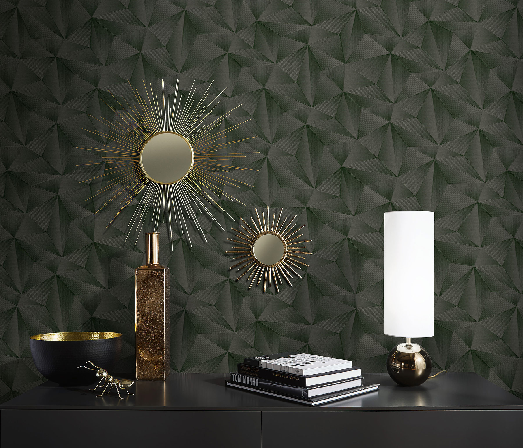 Erismann Vliestapete Spotlight Geometrisch schwarz 1010615