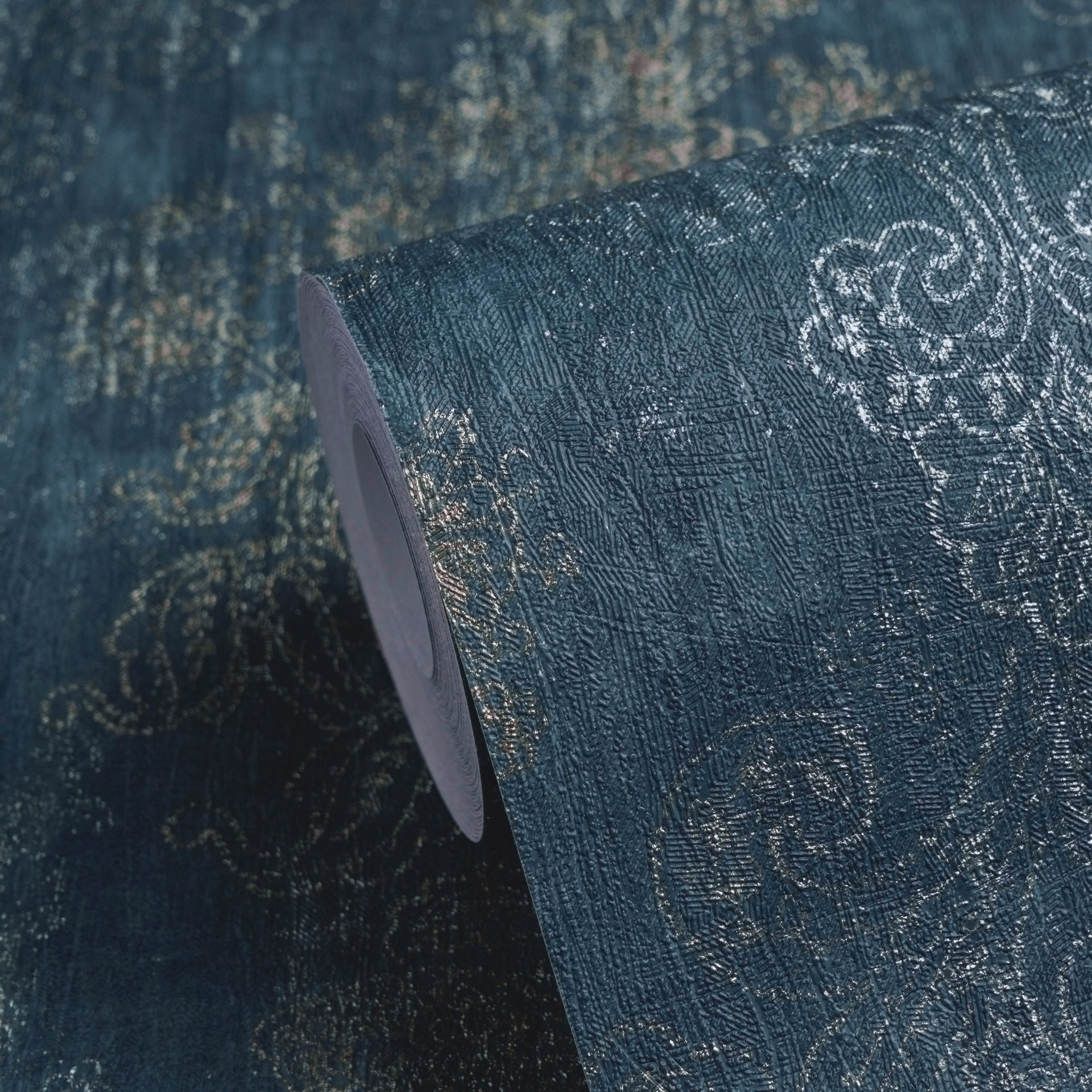 AS Vliestapete Trend Spectrum Barocktapete Blau 792283