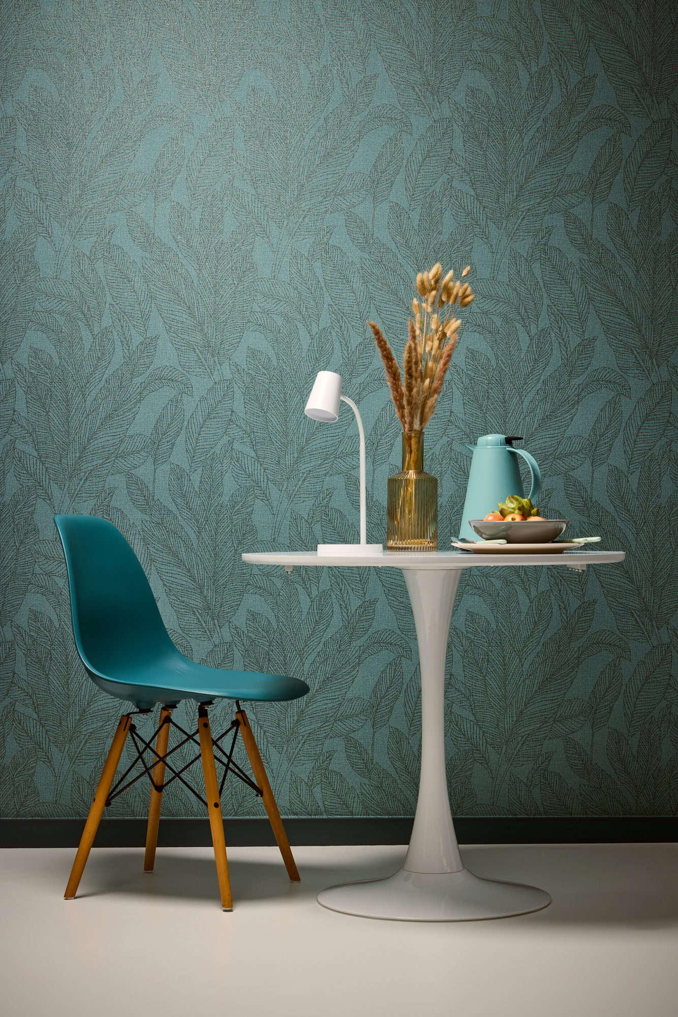 AS Vliestapete CosmoLiving Palmenblätter Grün 790644