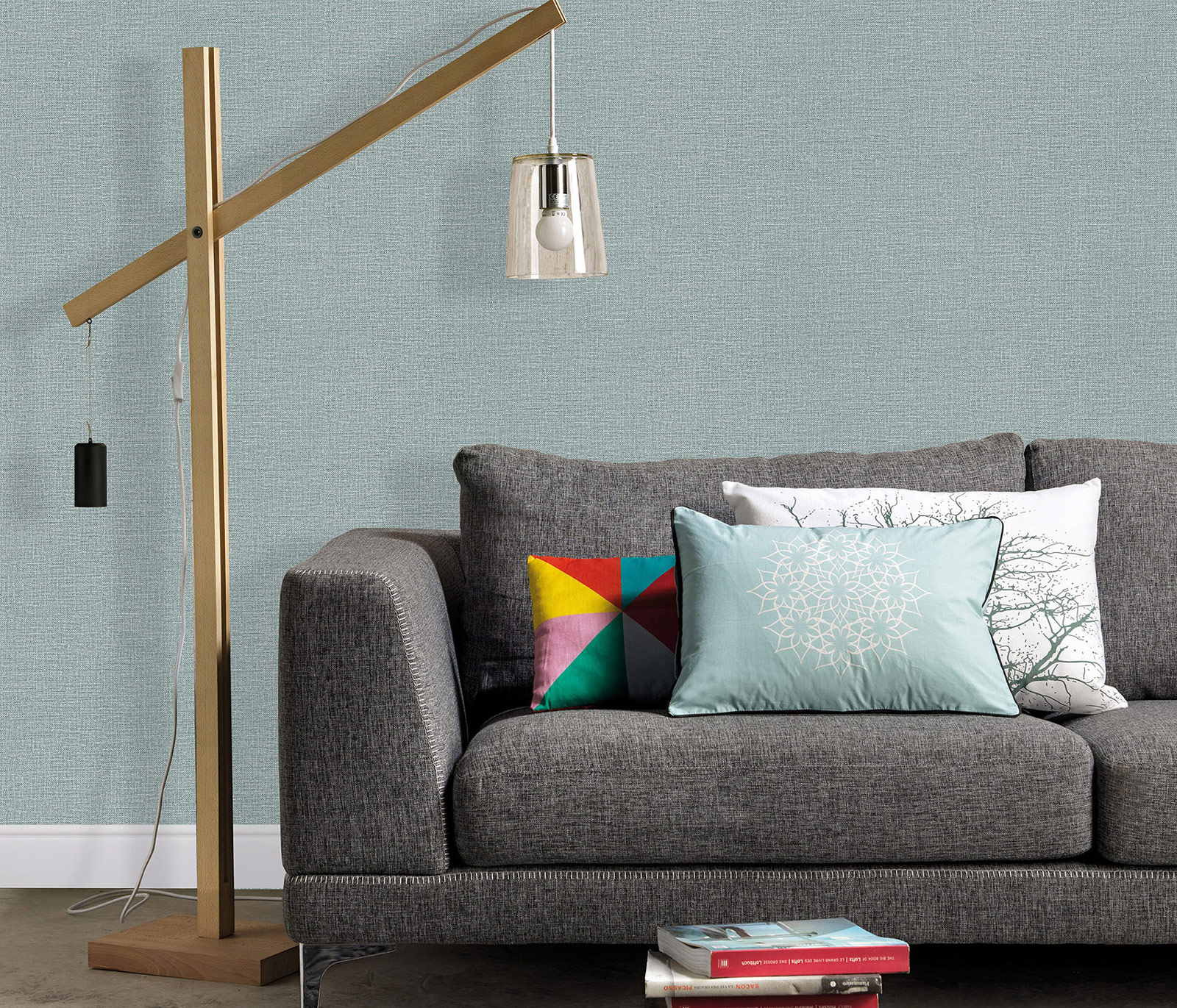 Erismann Vliestapete Opus petrol 1046319