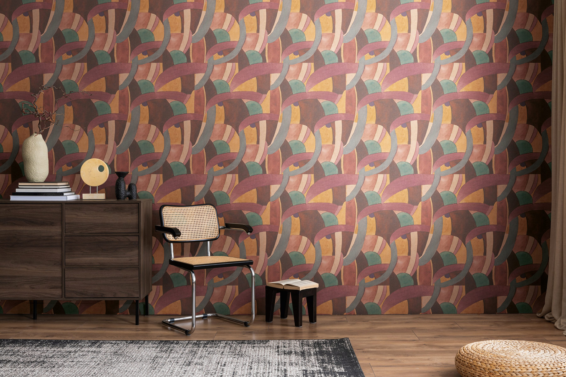 AS Vliestapete Anna d'Andrea Abstrakt Orange 782141