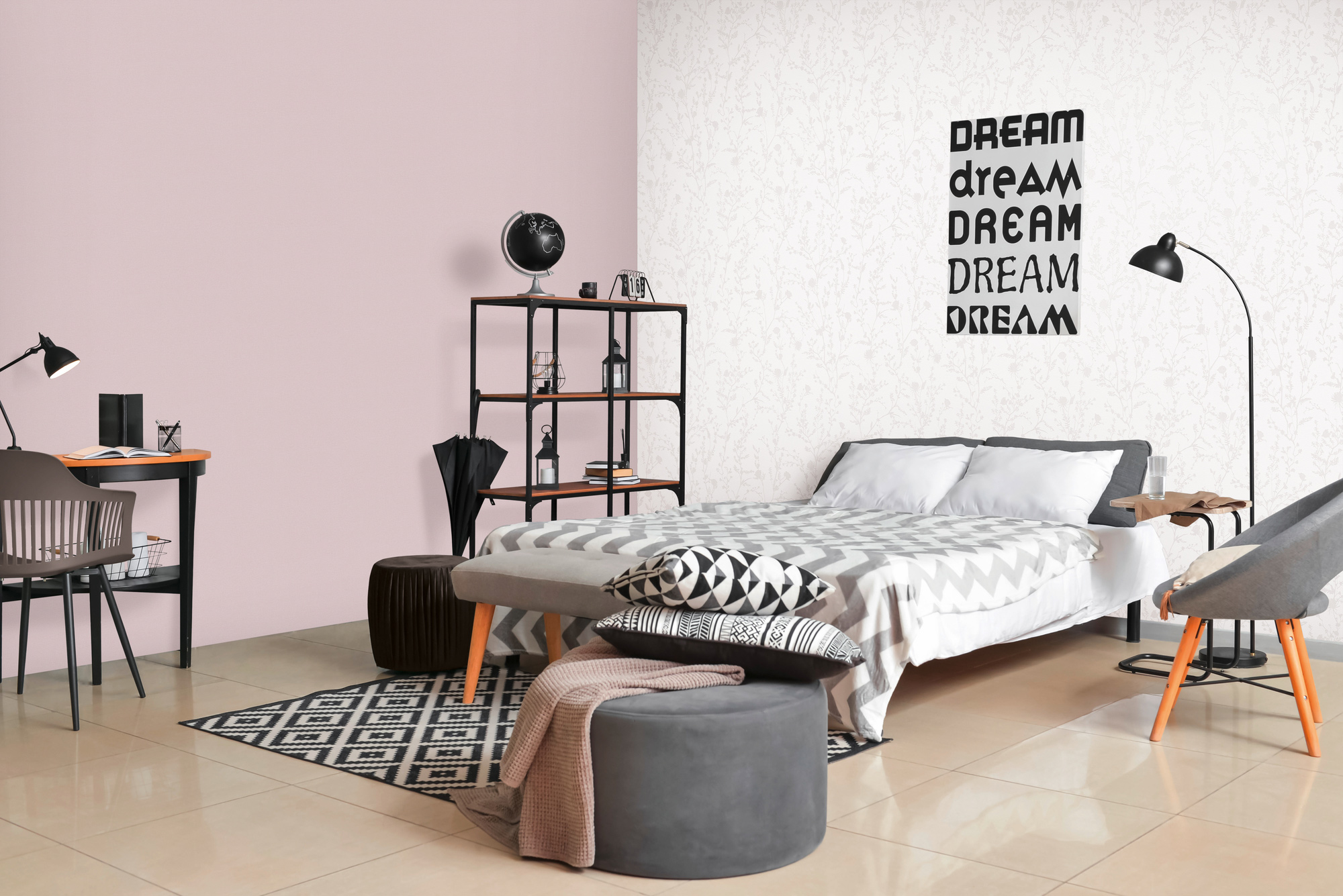 AS Vliestapete Casual Living Hellrosa Floral 395461