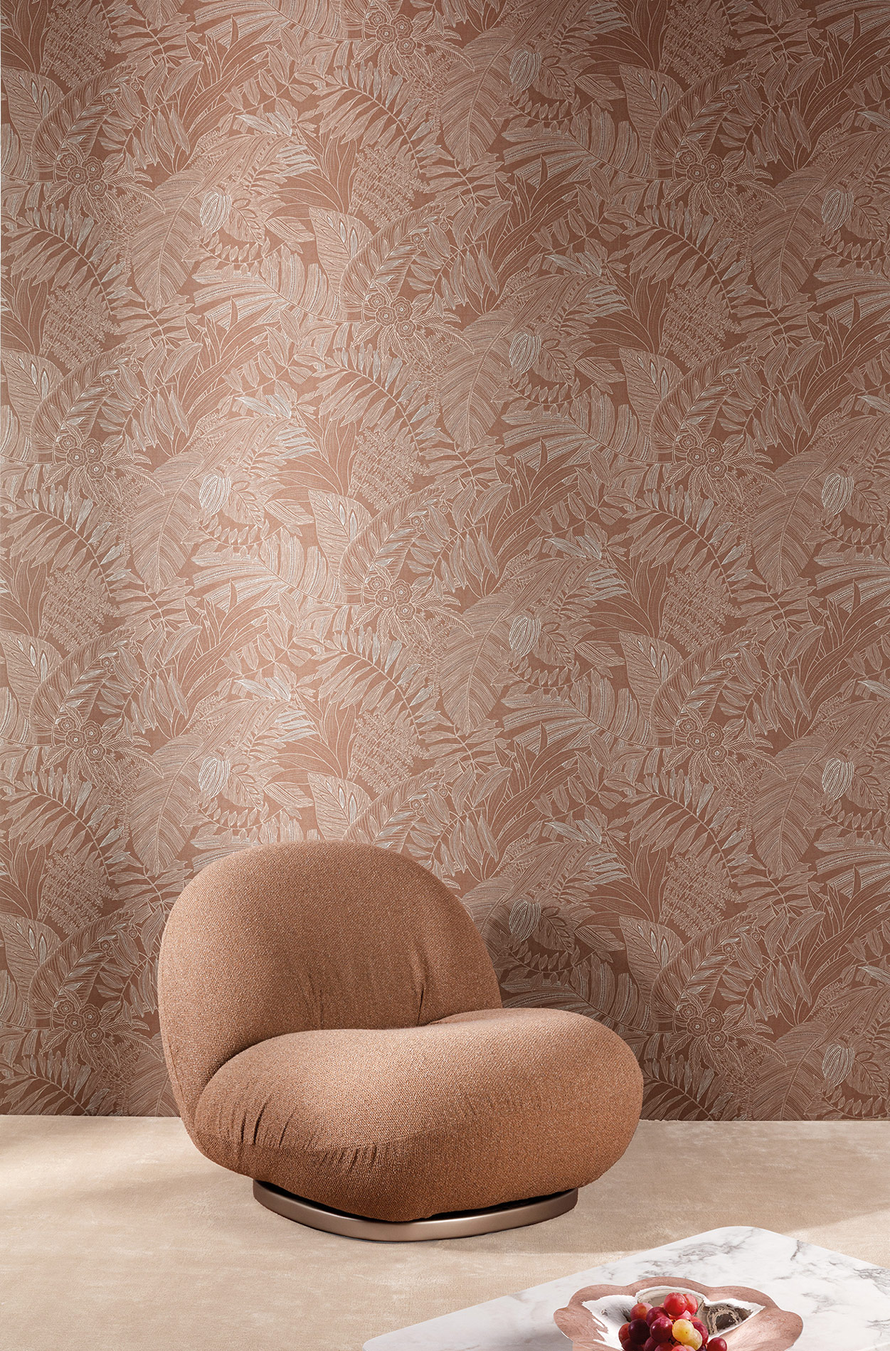 Masureel Vliestapete Ray Biome Nougat RAY201