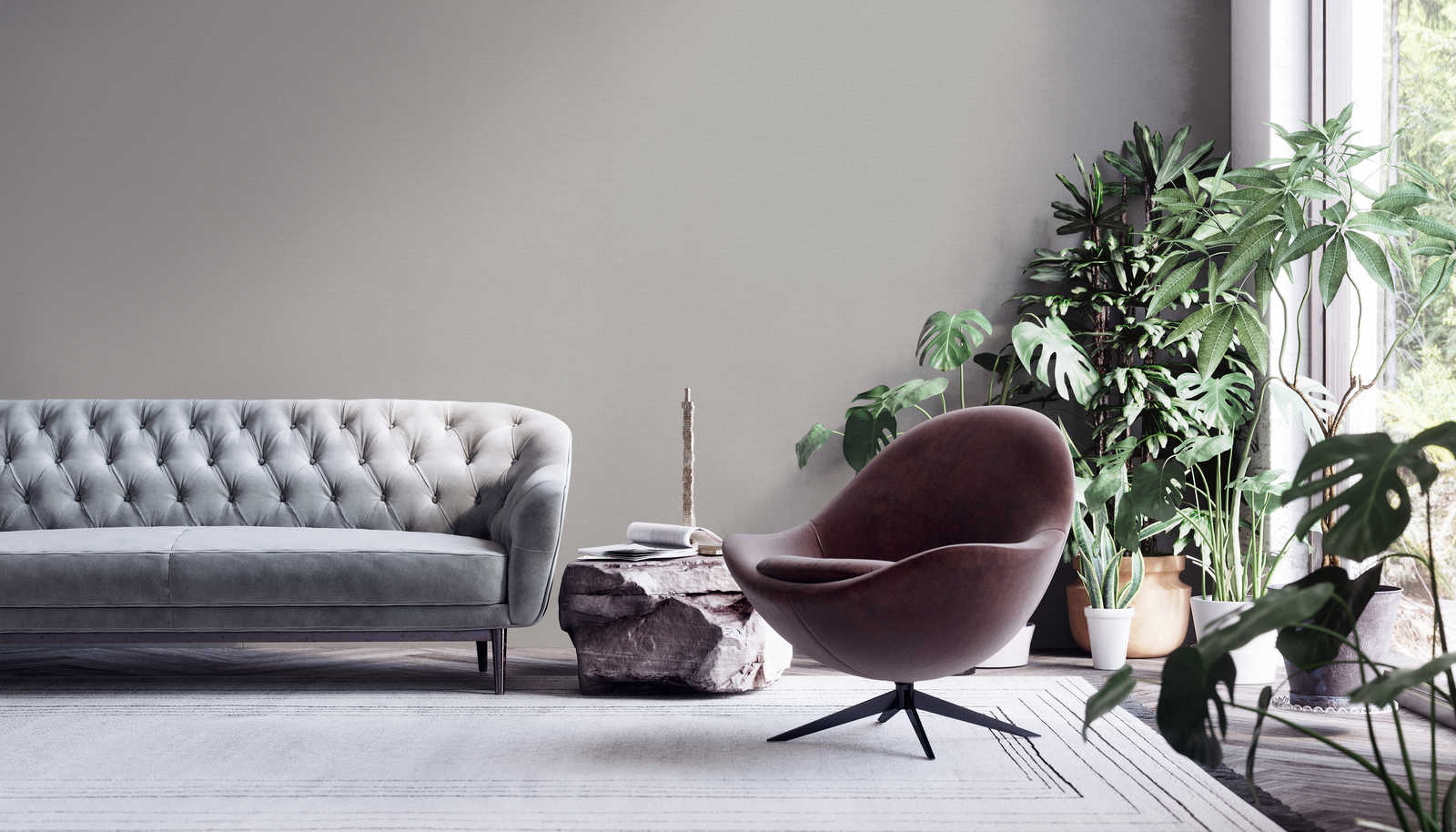 Livingwalls Vliestapete My Home My Spa Uni 387122