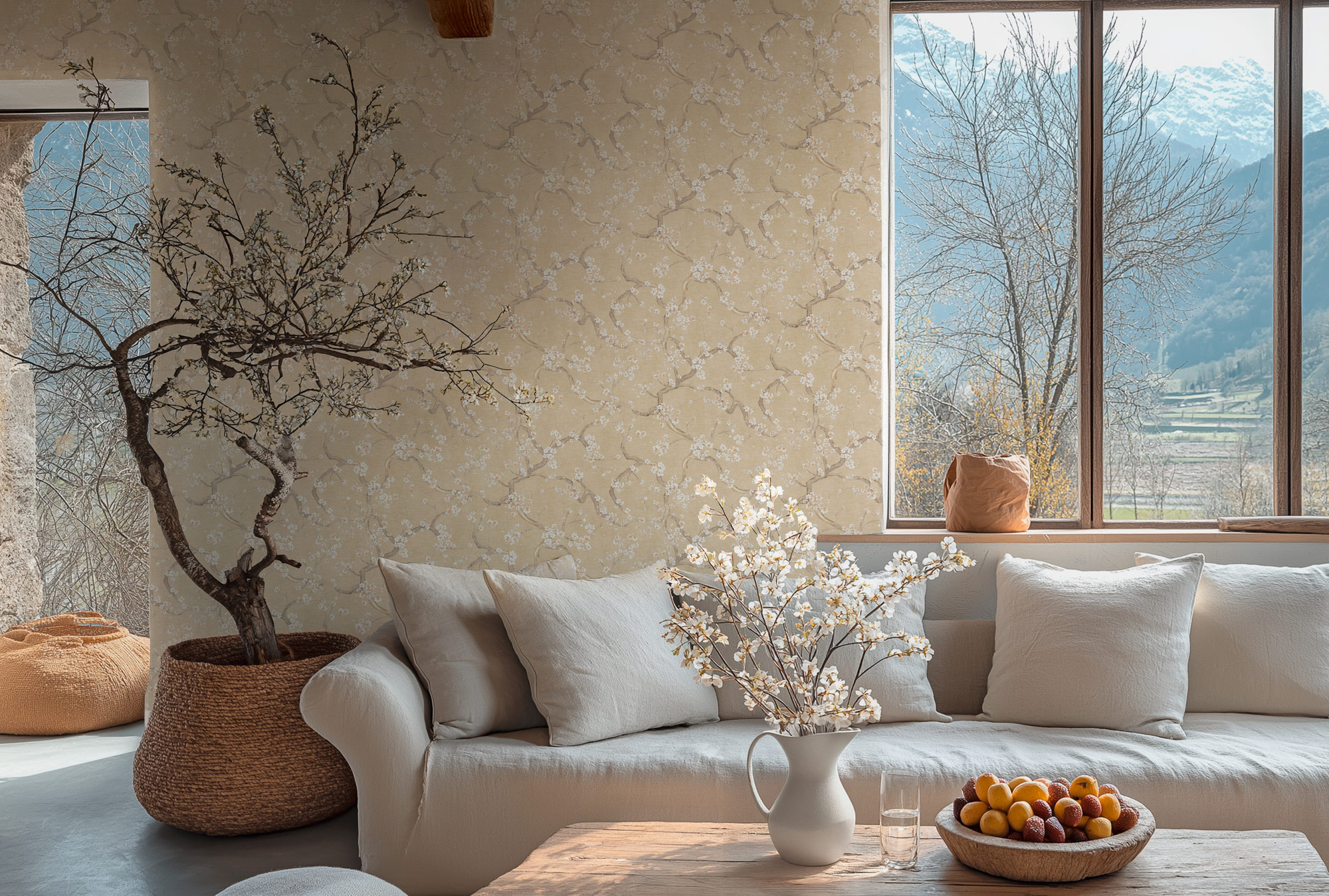 AS Vliestapete MS Hot Spots Floral Beige 781992