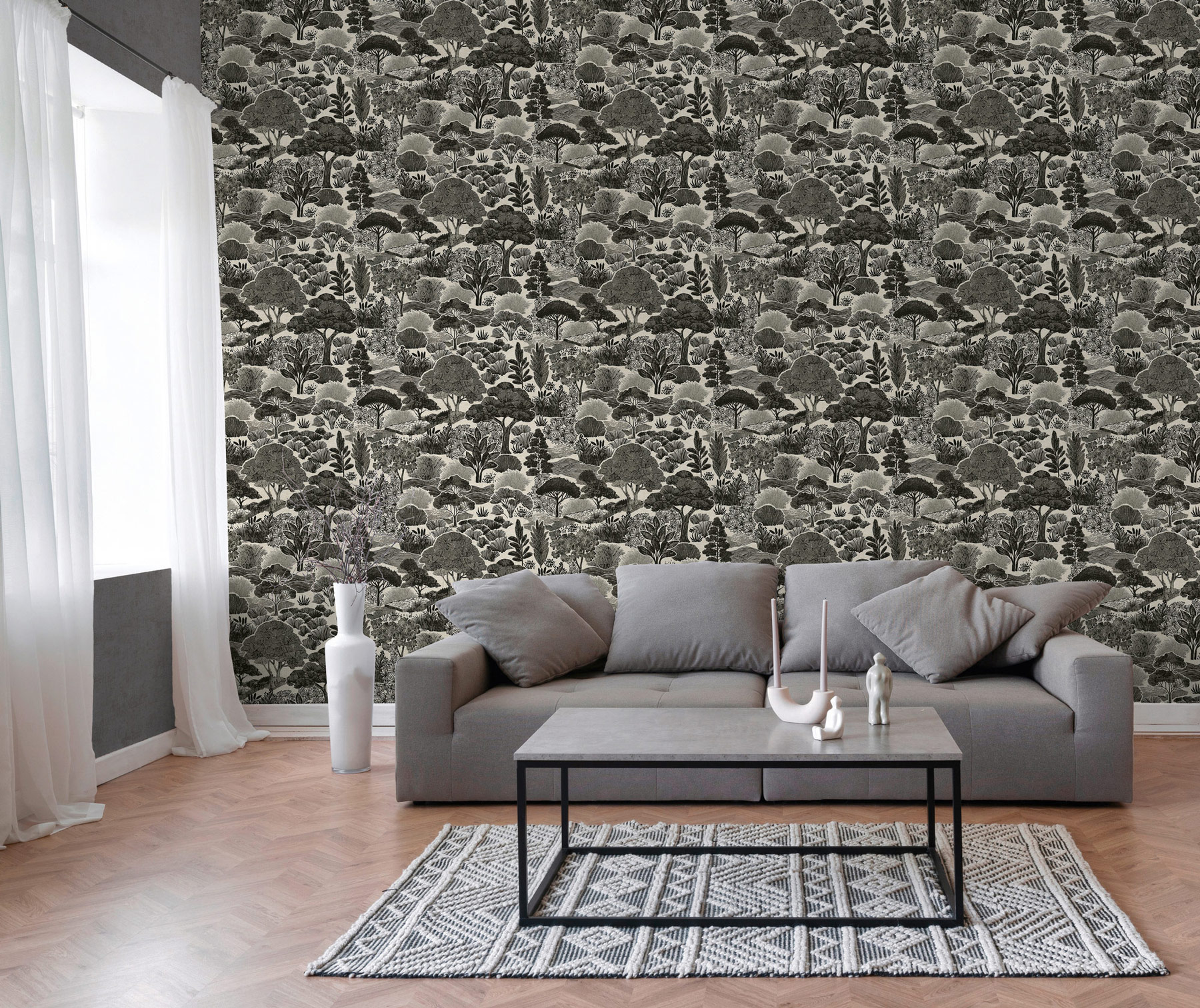 AS Vliestapete PintWalls 3 Natur Grau 791853