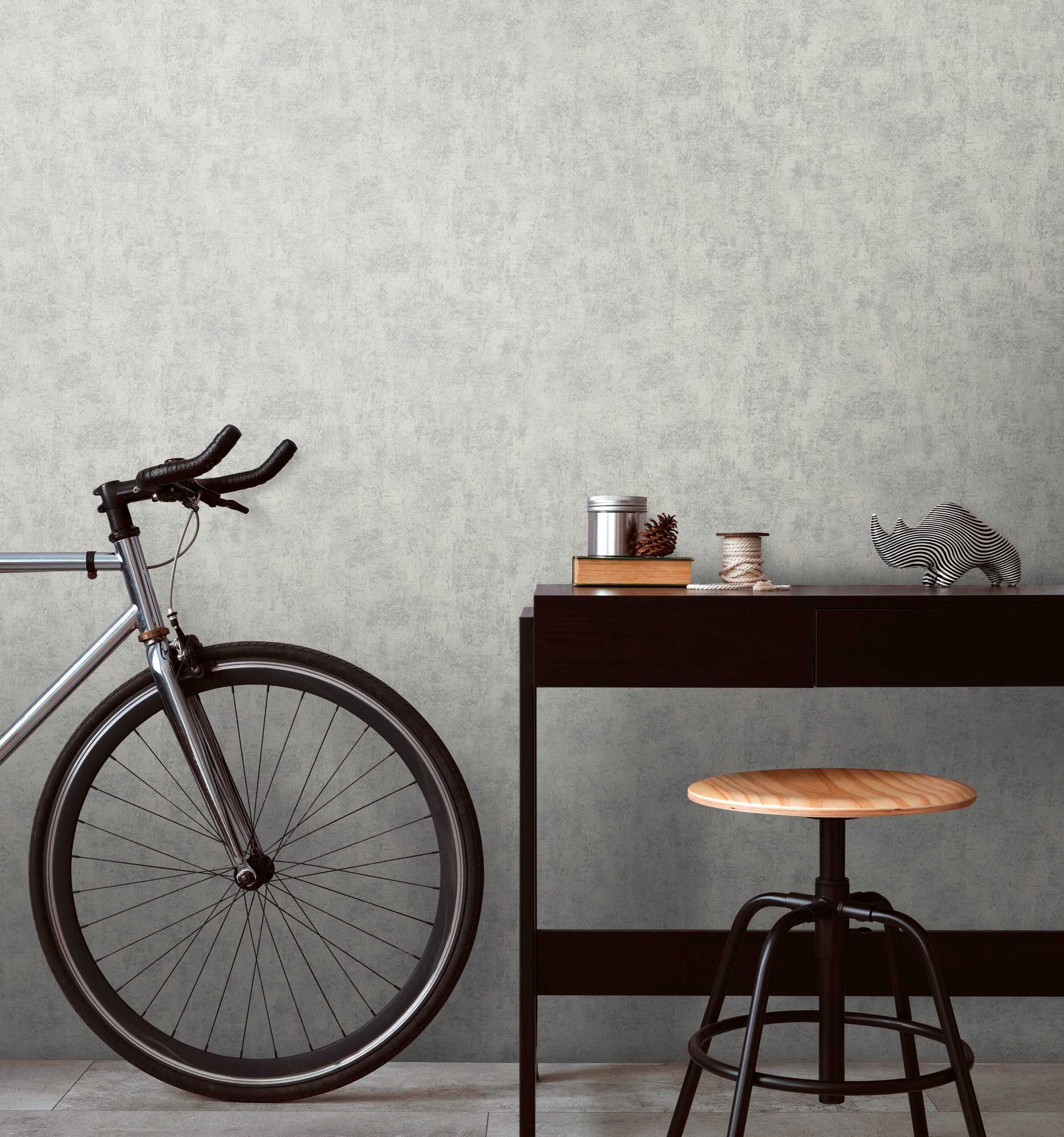 AS Vliestapete Jade 2 Grau Strukturtapete 224033