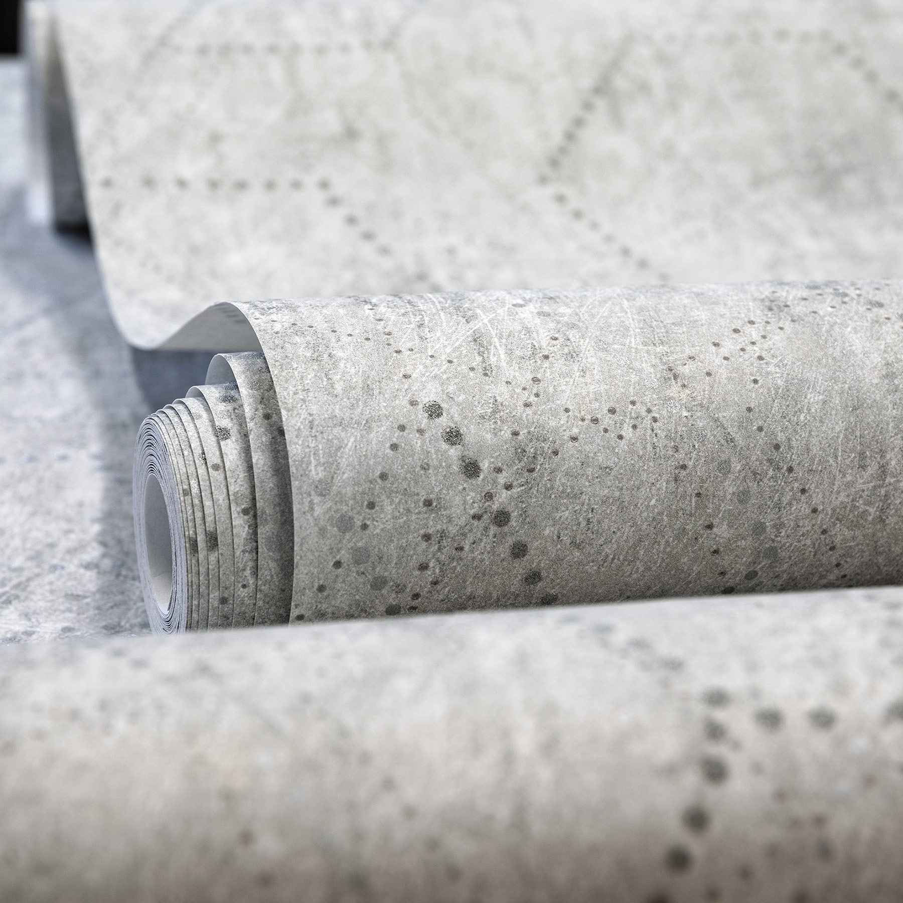 Hohenberger Vliestapete Perle Divino Luna Fossil Grey 81315