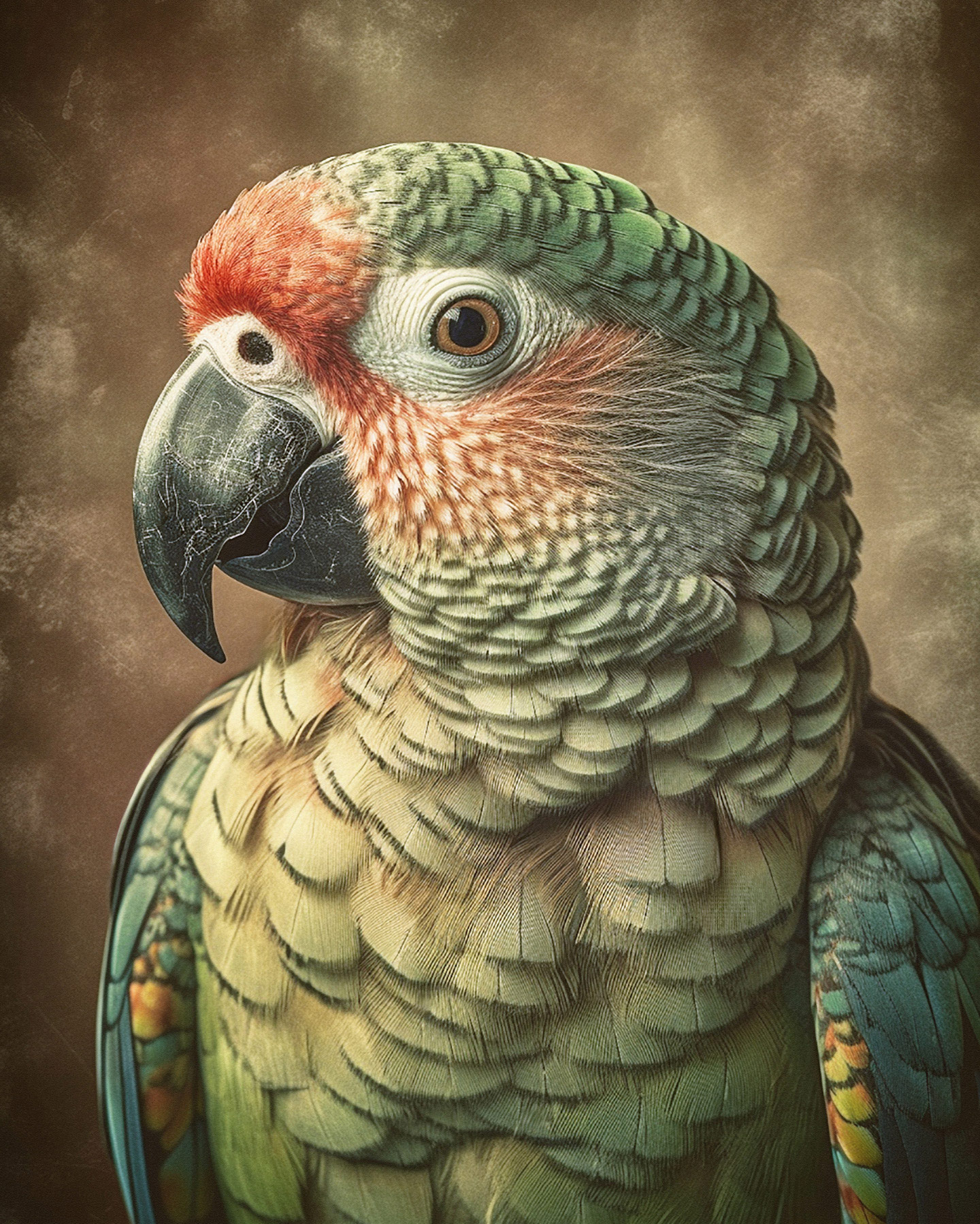 AS Leinwandbild Fantasy Parrot Green DD133346