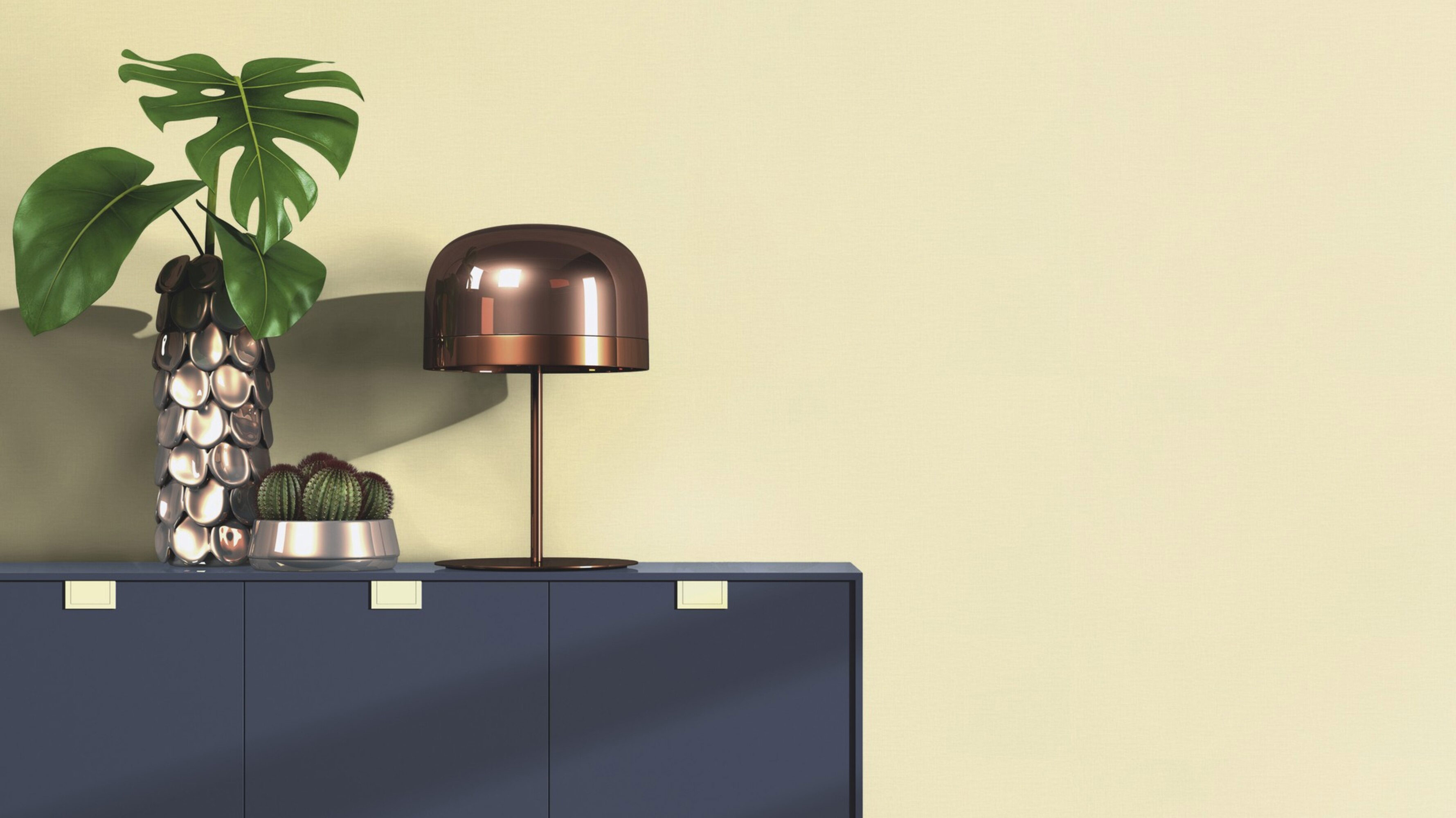 Rasch Vliestapete Country Charme Gelb-sonnengelb 447521