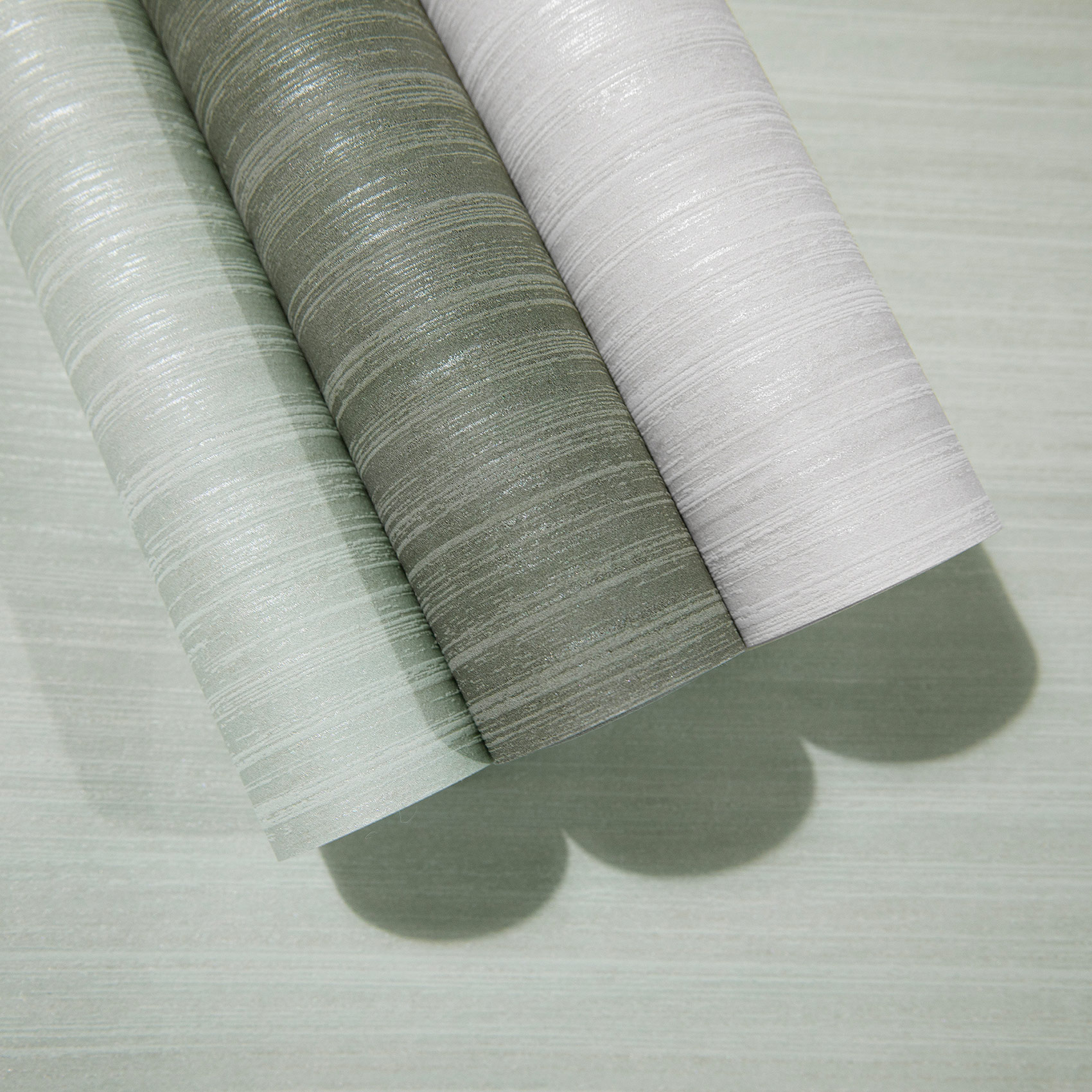 Hohenberger Vliestapete Artist Brush Uni Celadon 27303