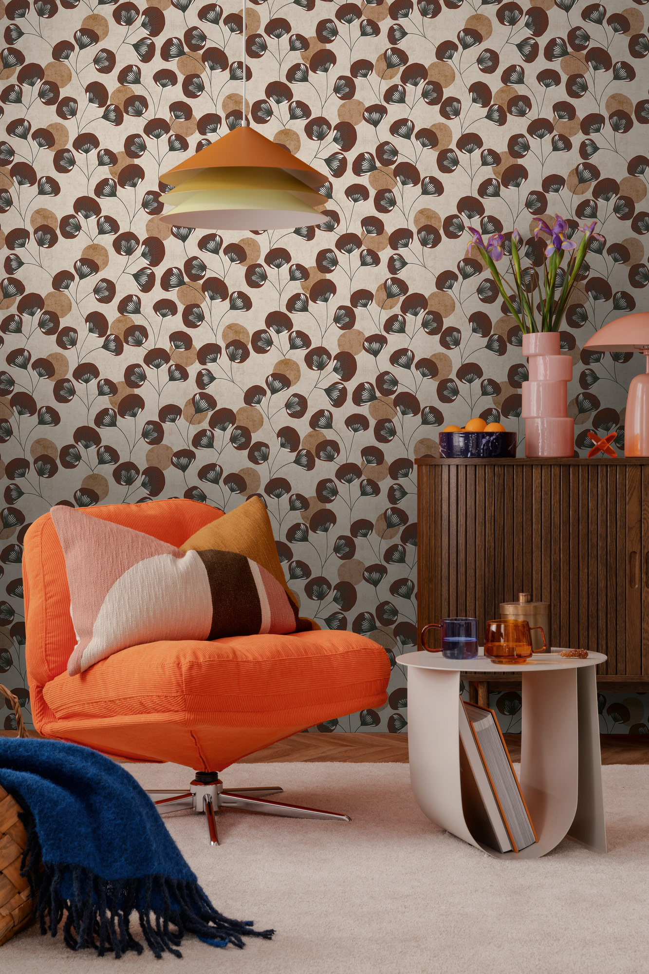 AS Vliestapete Nordic Feeling Floral Braun 791514