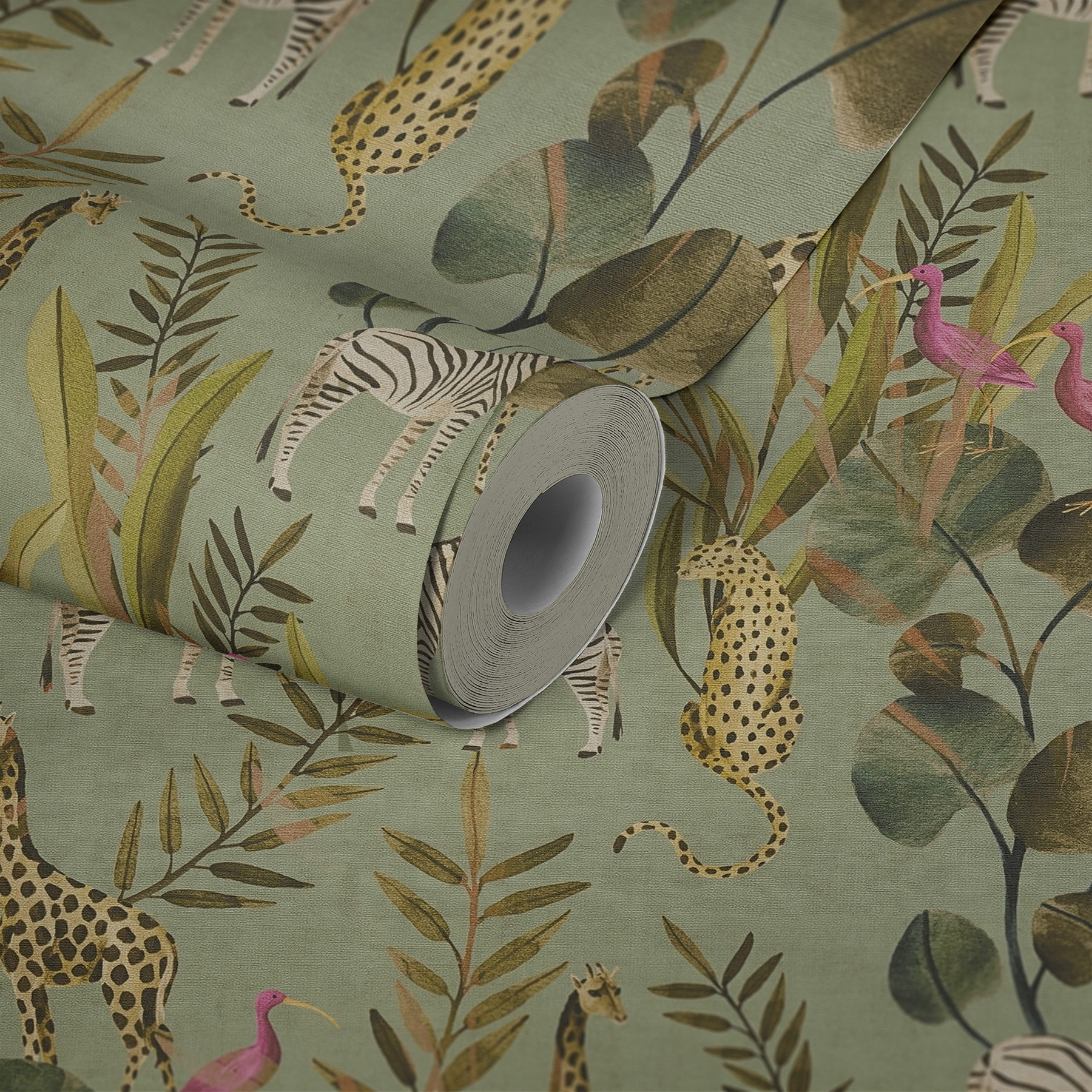 AS Vliestapete Anna d'Andrea Dschungel Grün 782181