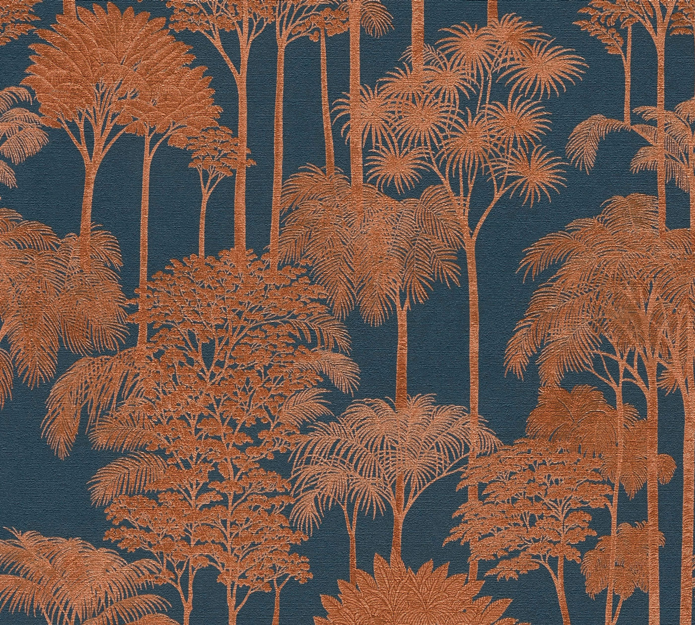 AS Vliestapete C2 Dschungeltapete Blau 791624