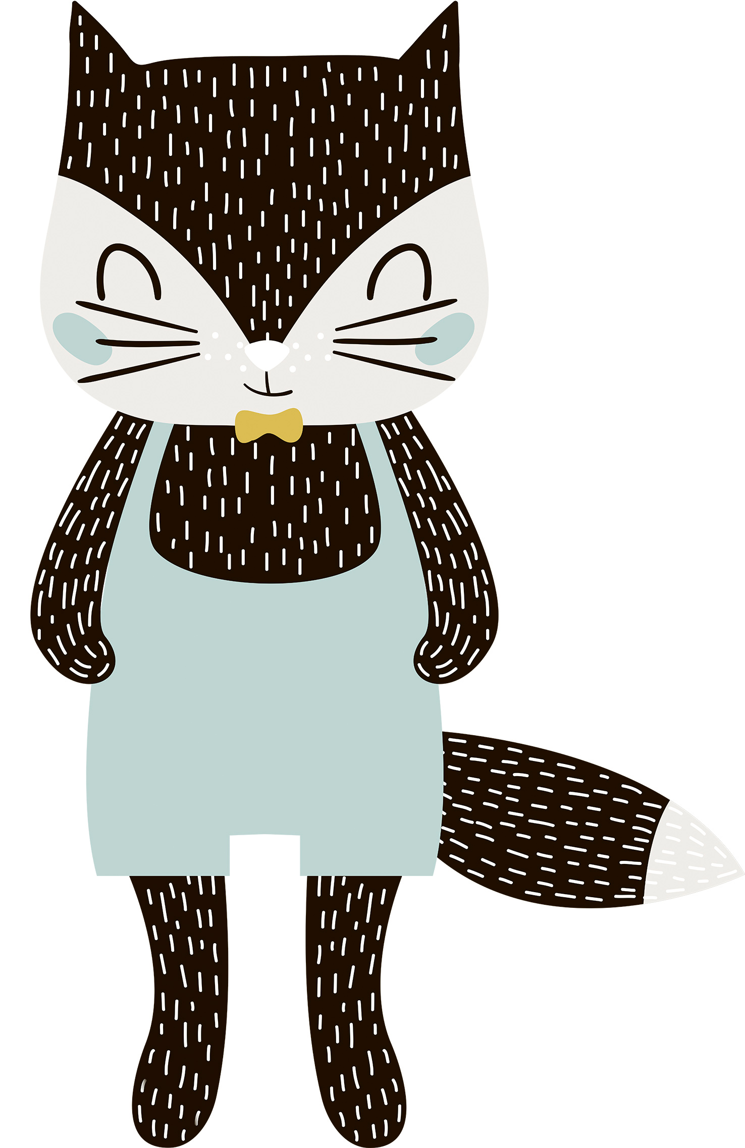 Thomas Fototapete Platin Formen  schwarze Katze