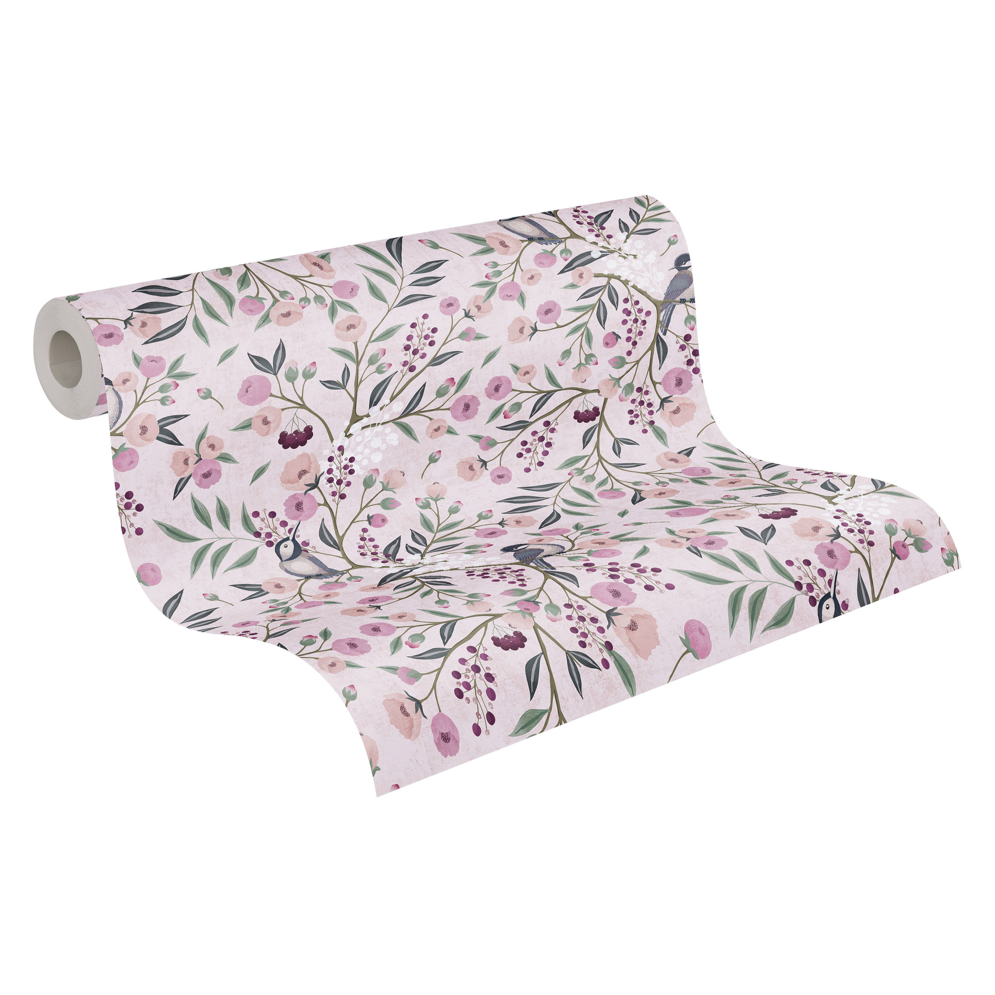 AS Vliestapete Lilly & Luis Blümchen Bunt 771361