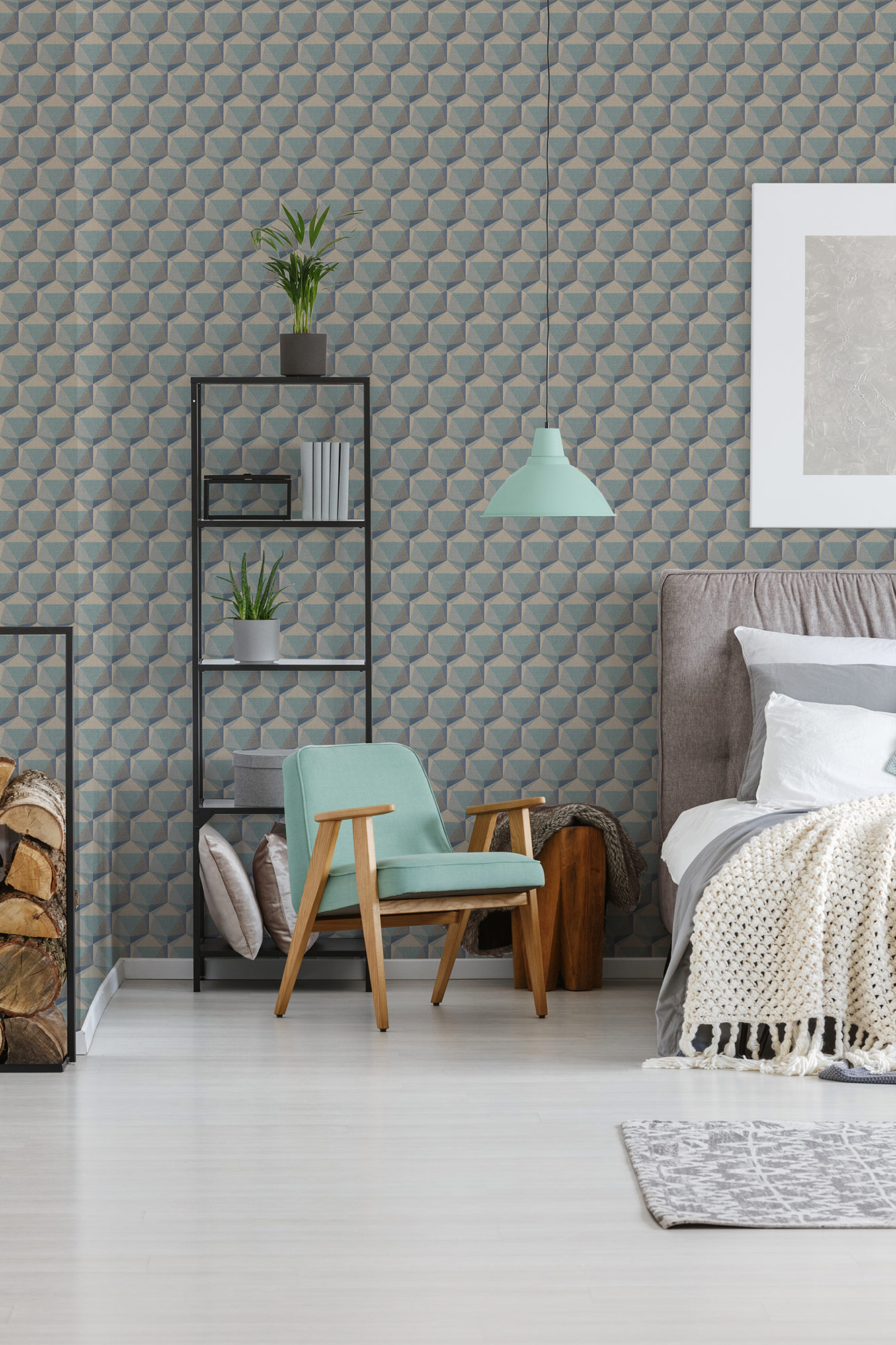 AS Vliestapete Nara Satintapete Tapete Geometrisch 387484