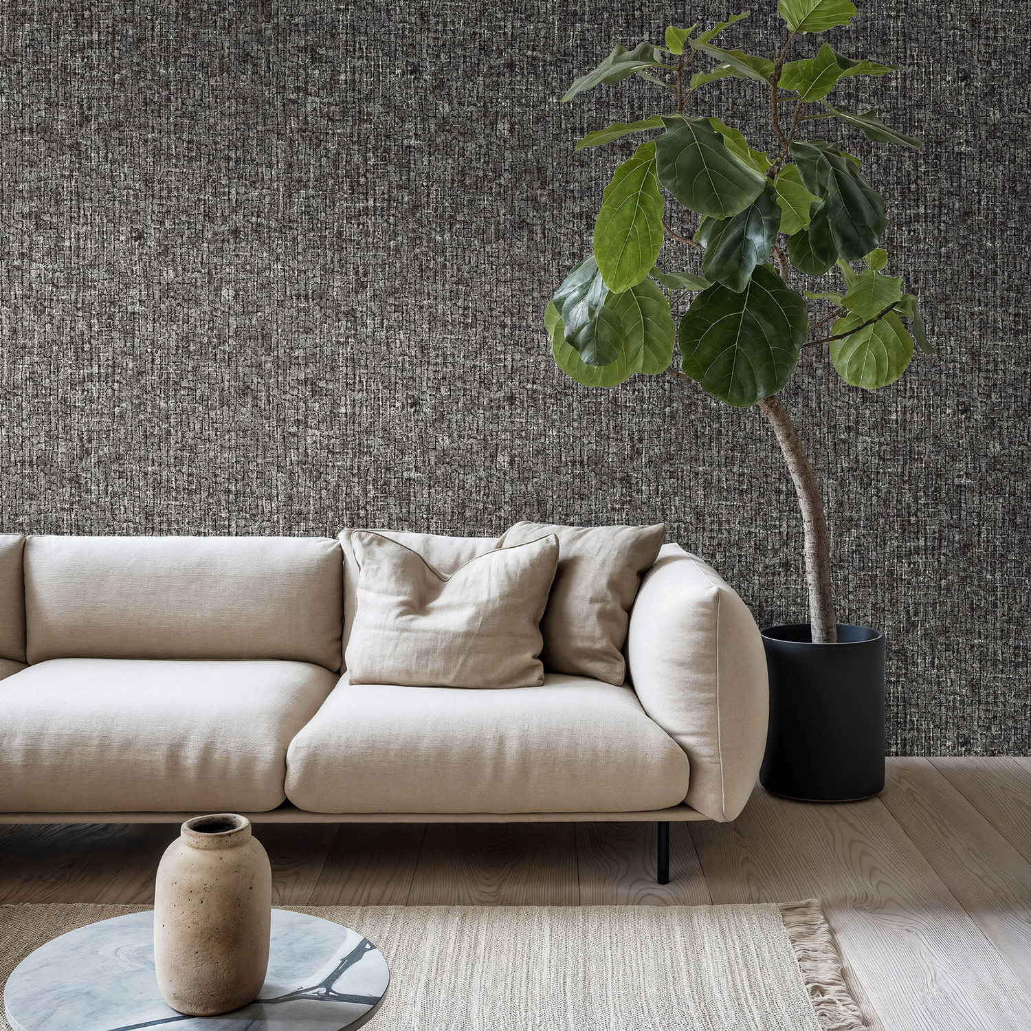 Hohenberger Vliestapete Cerra Ciel Black 27621