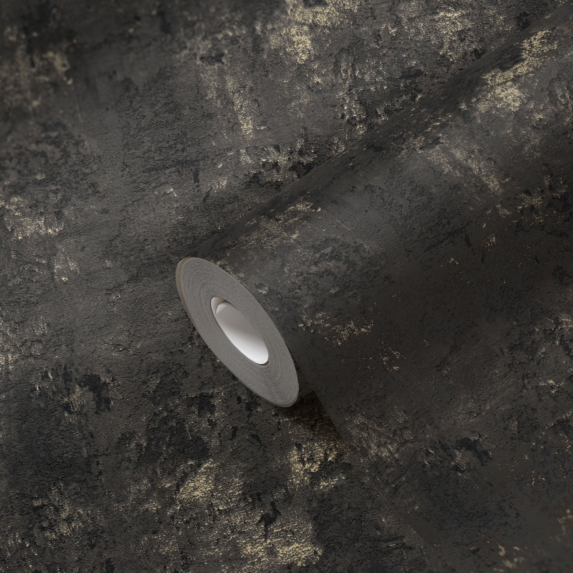 AS Vliestapete The BOS schwarz Steinoptik 388234