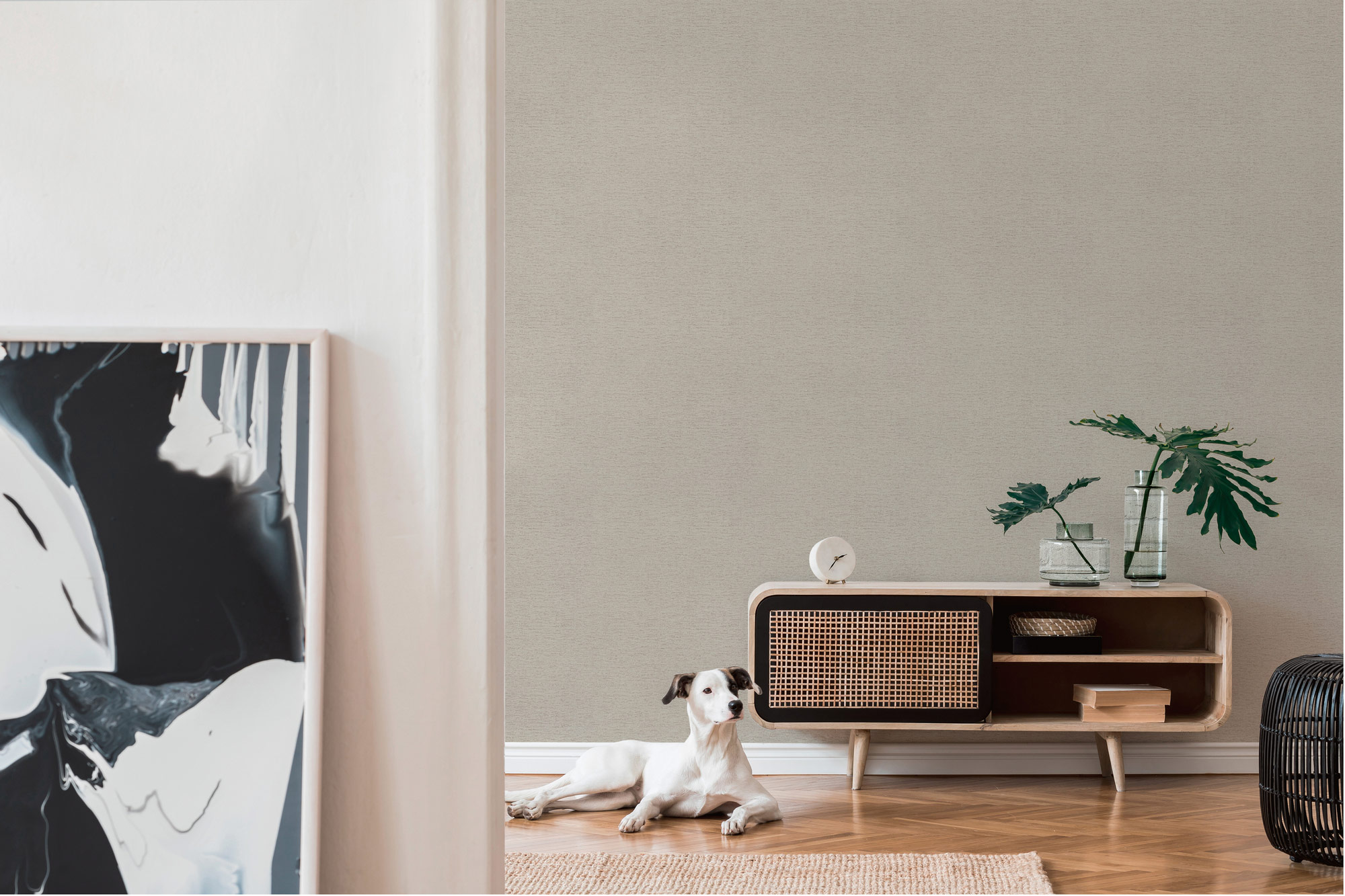 Livingwalls Vliestapete Famous Garden Unitapete 393518