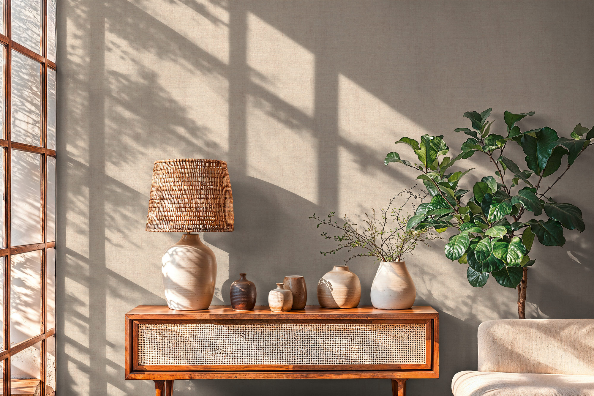 AS Vliestapete PintWalls 3 Unitapete Beige 791651