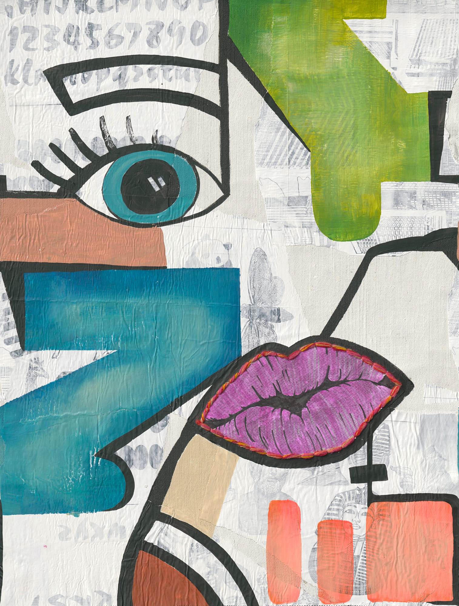 Livingwalls Vliestapete The Wall 3 Abstrakt 398881