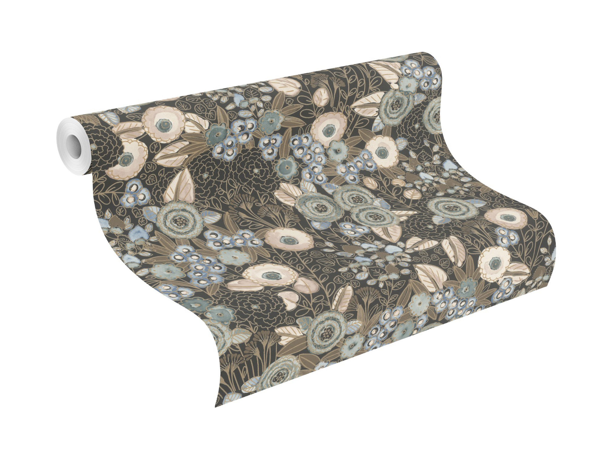 Rasch Vliestapete Symphony Schwarz-Anthrazit 868913